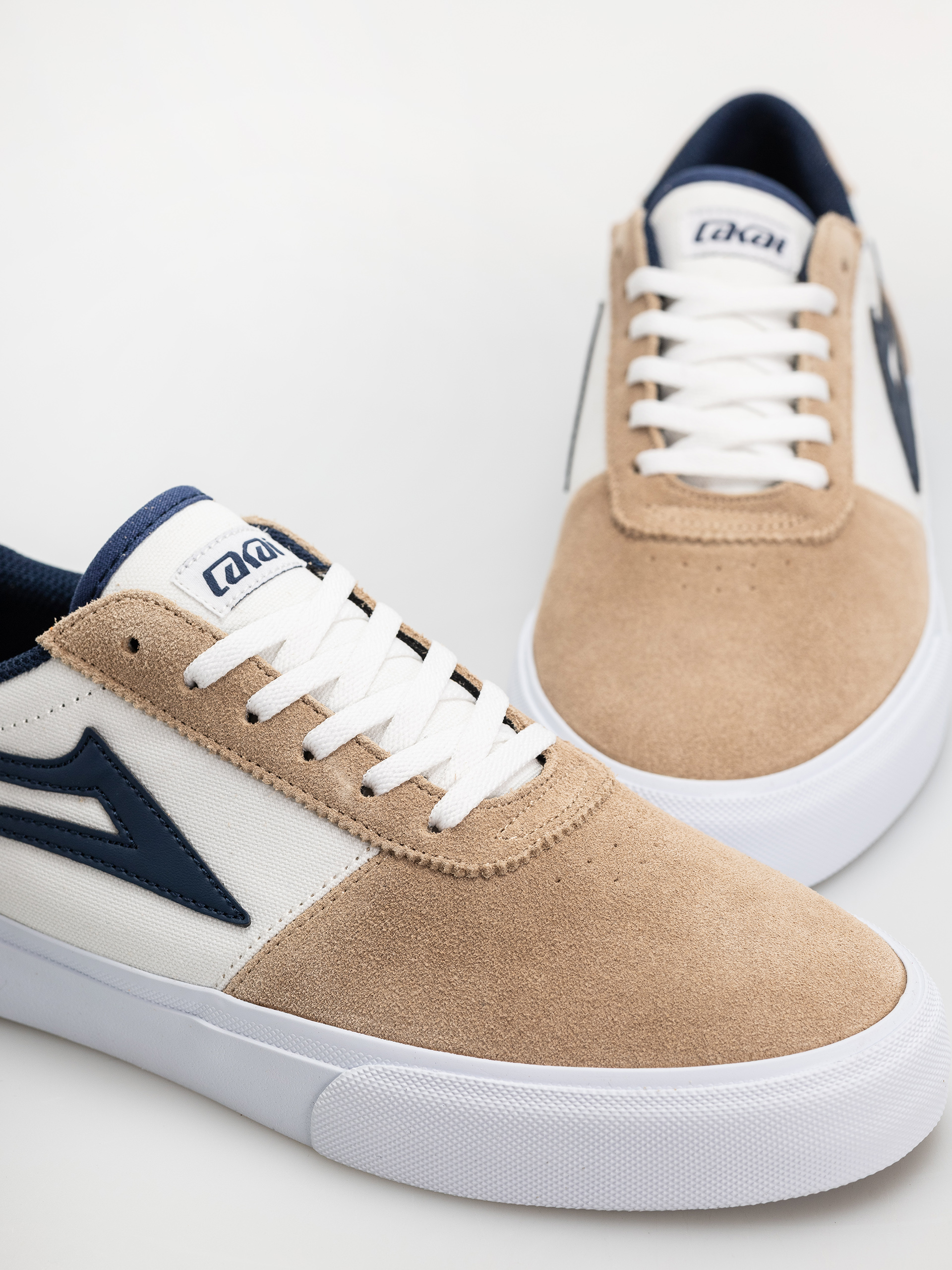 Pantofi Lakai Manchester (white/tan/navy)