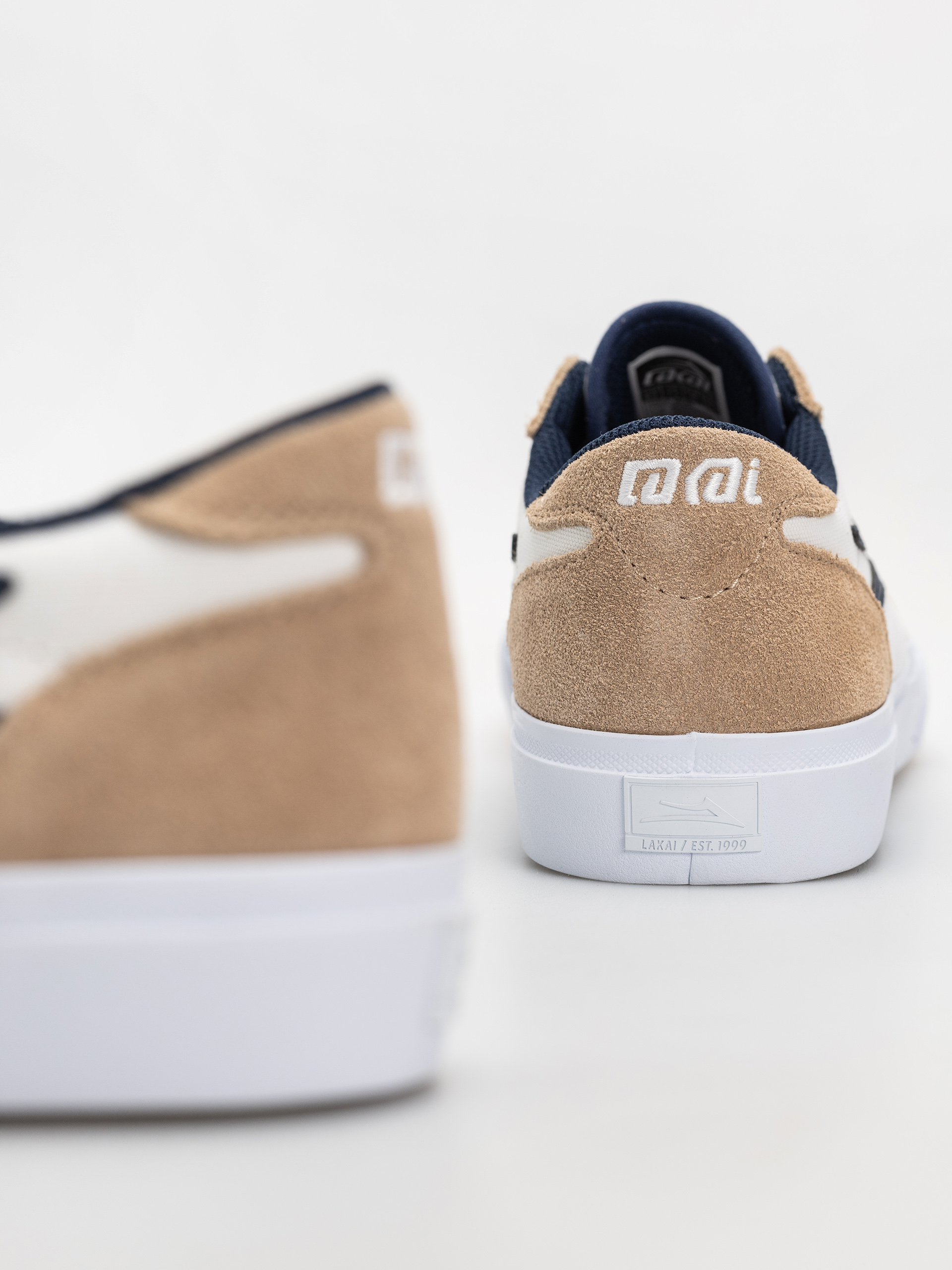 Pantofi Lakai Manchester (white/tan/navy)