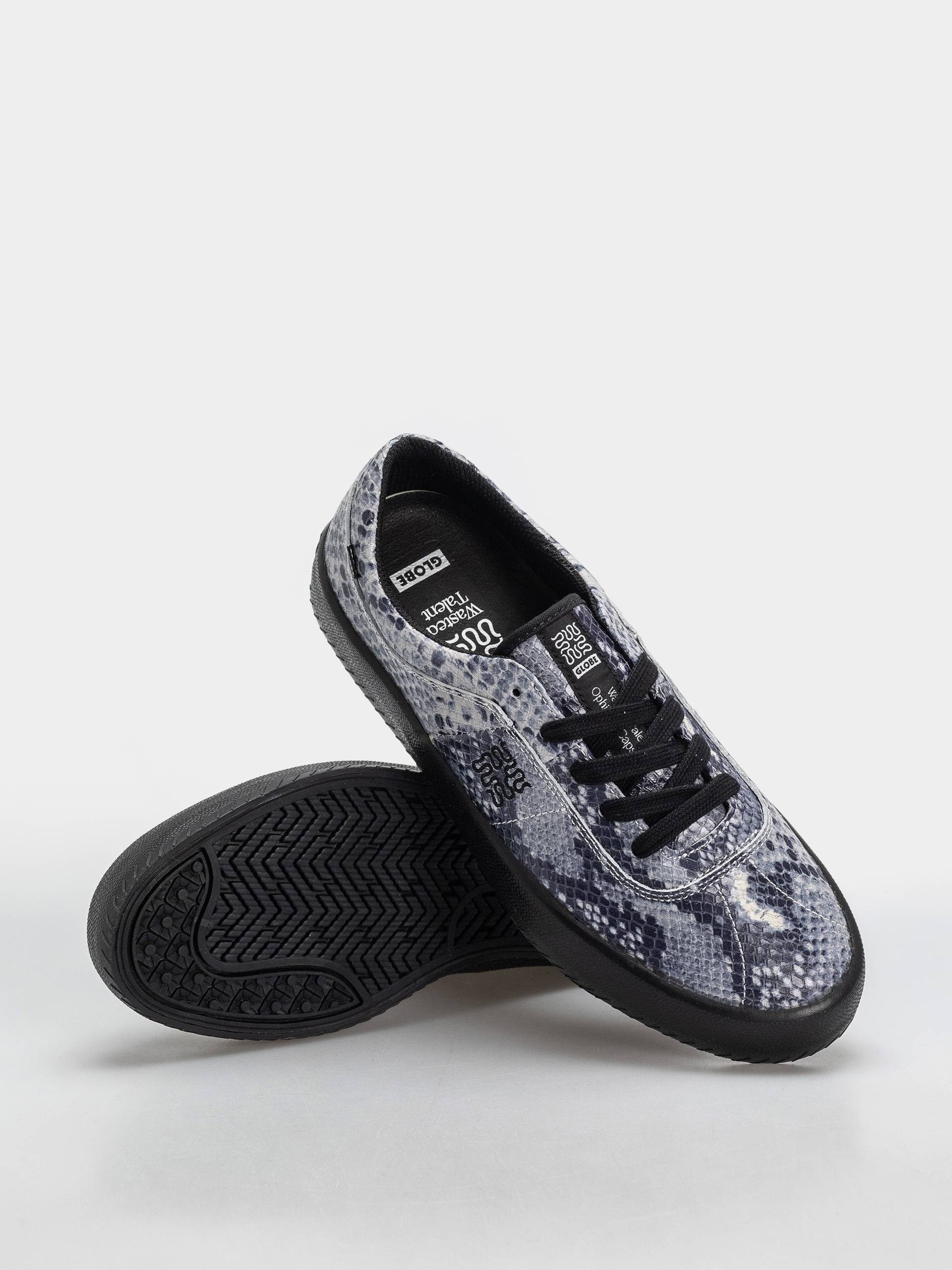 Pantofi Globe Melbek (wasted talent black/snake)