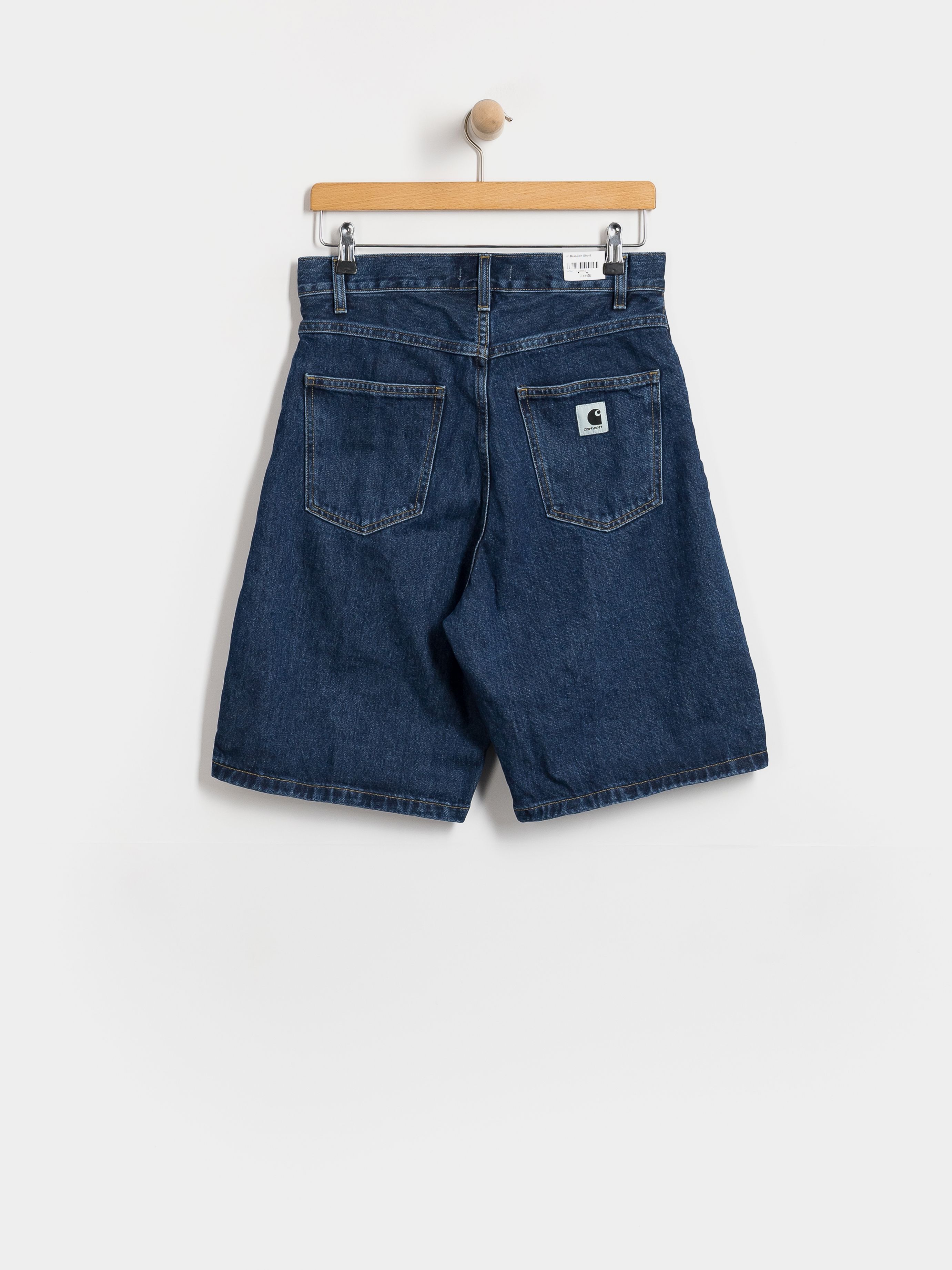 Pantaloni scurți Carhartt WIP Brandon Wmn (blue stone washed)