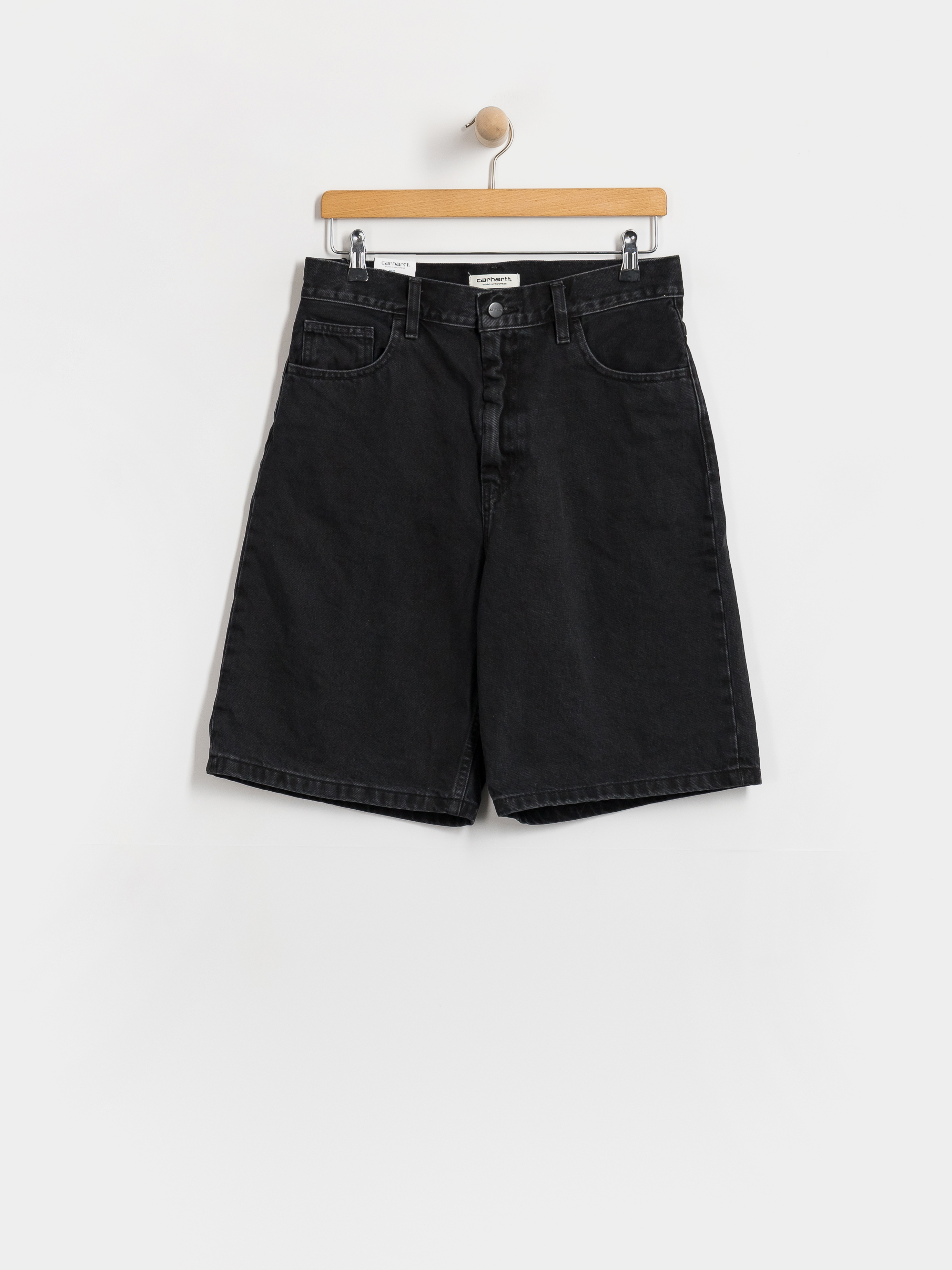 Pantaloni scuru021bi Carhartt WIP Brandon Wmn (black stone washed)