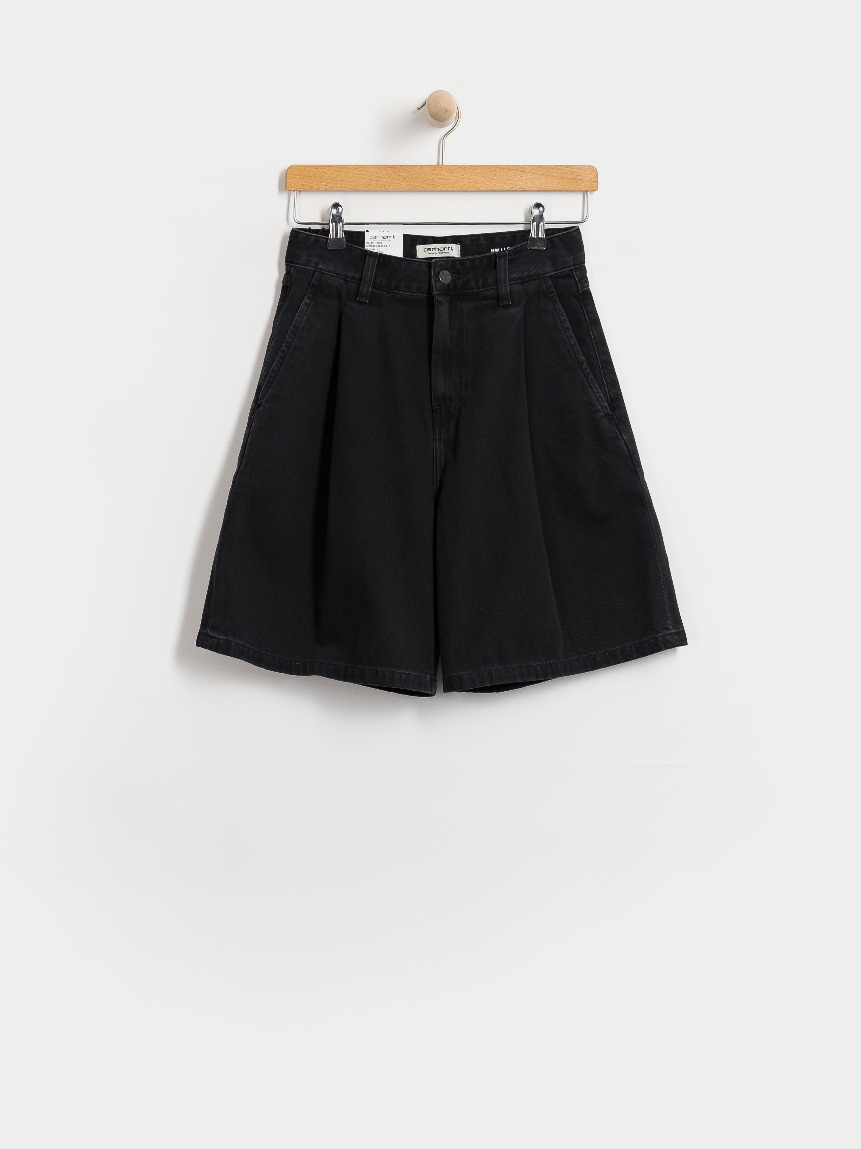 Pantaloni scurți Carhartt WIP Alta Wmn (black stone washed)