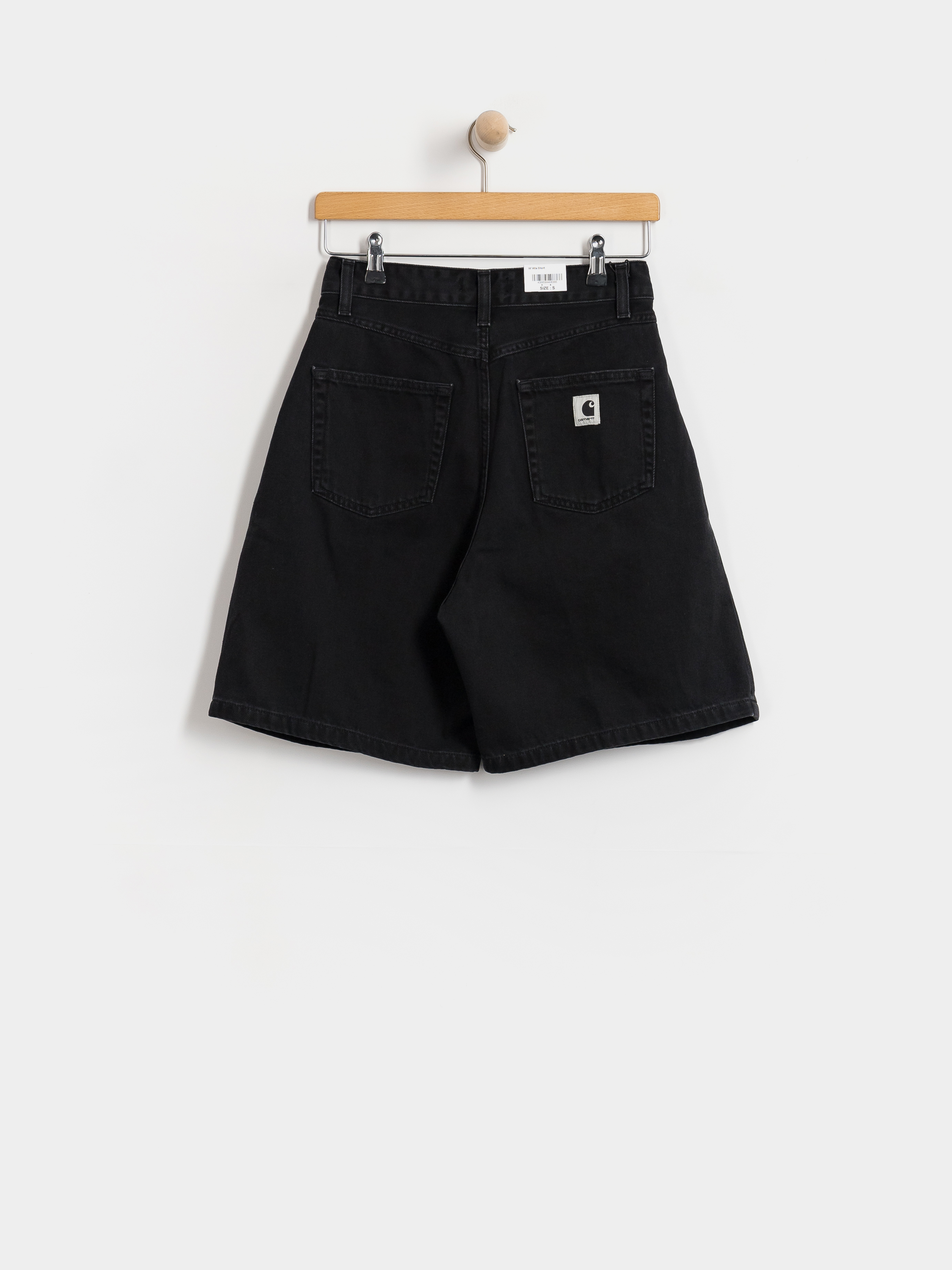 Pantaloni scurți Carhartt WIP Alta Wmn (black stone washed)