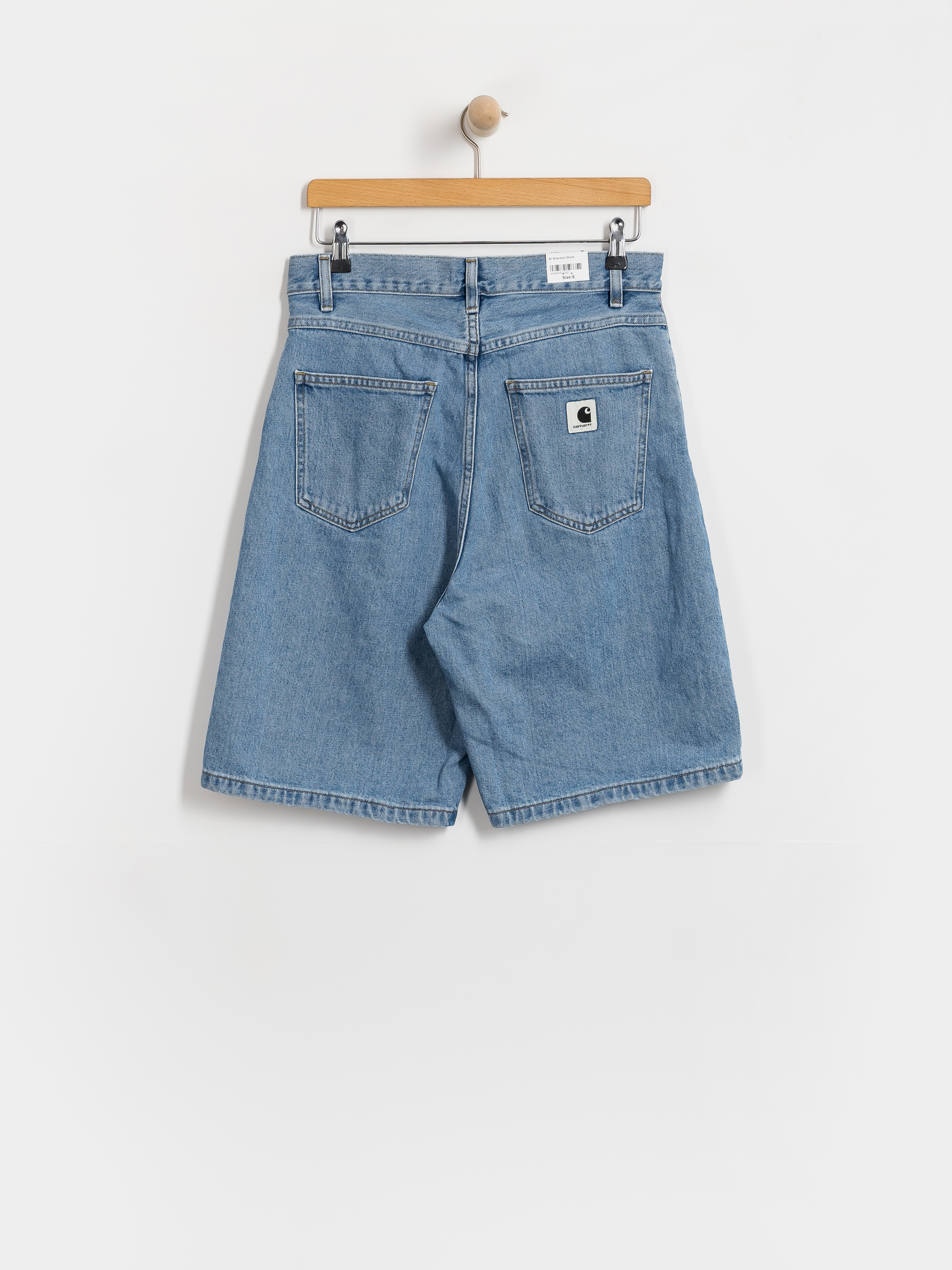 Pantaloni scurți Carhartt WIP Brandon Wmn (blue stone bleached)