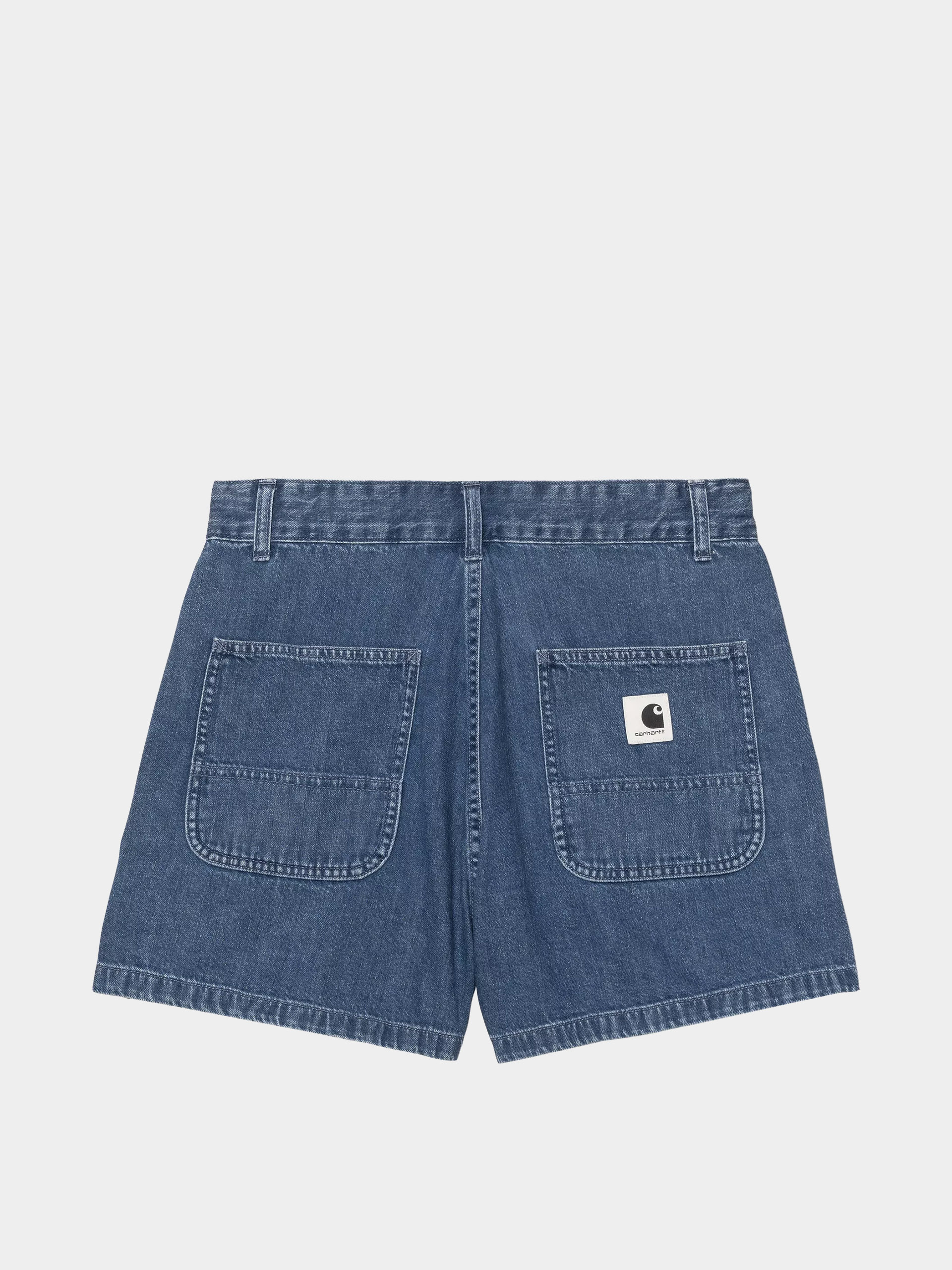 Pantaloni scurți Carhartt WIP Lova Wmn (blue stone washed)