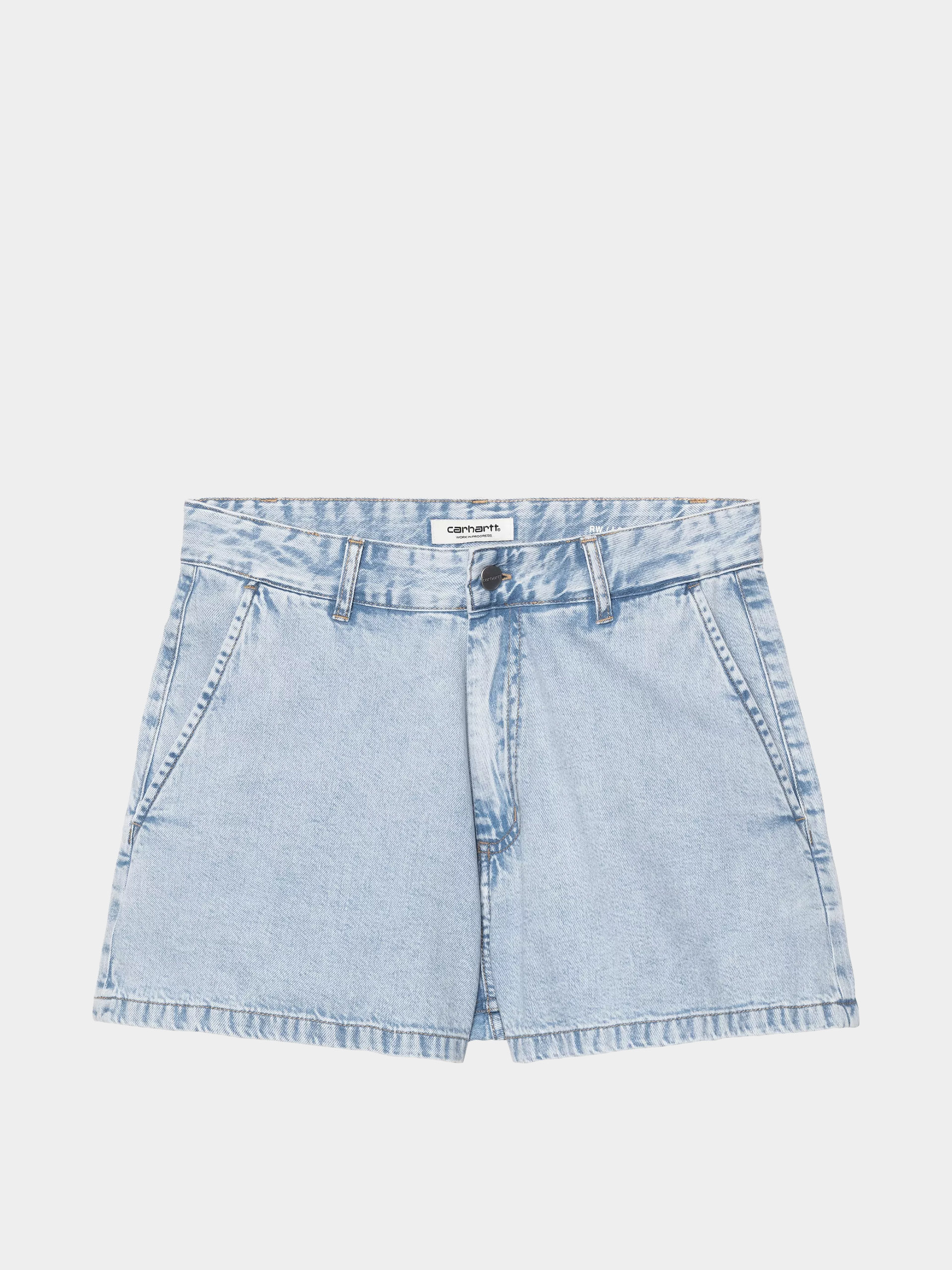 Pantaloni scurți Carhartt WIP Lova Wmn (blue stone bleached)