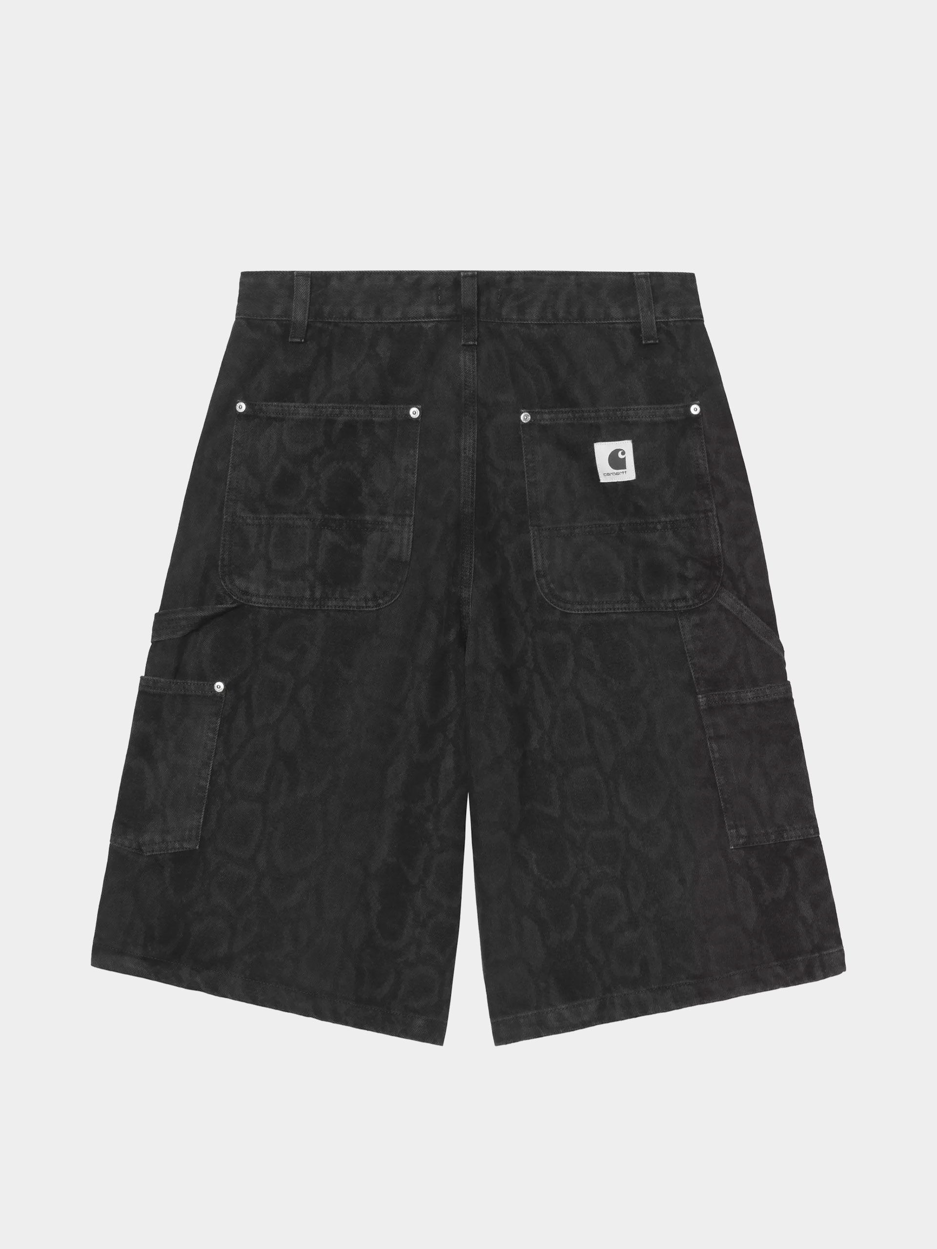 Pantaloni scurți Carhartt WIP Snake Nixon Double Knee Wmn (snake camo/black)