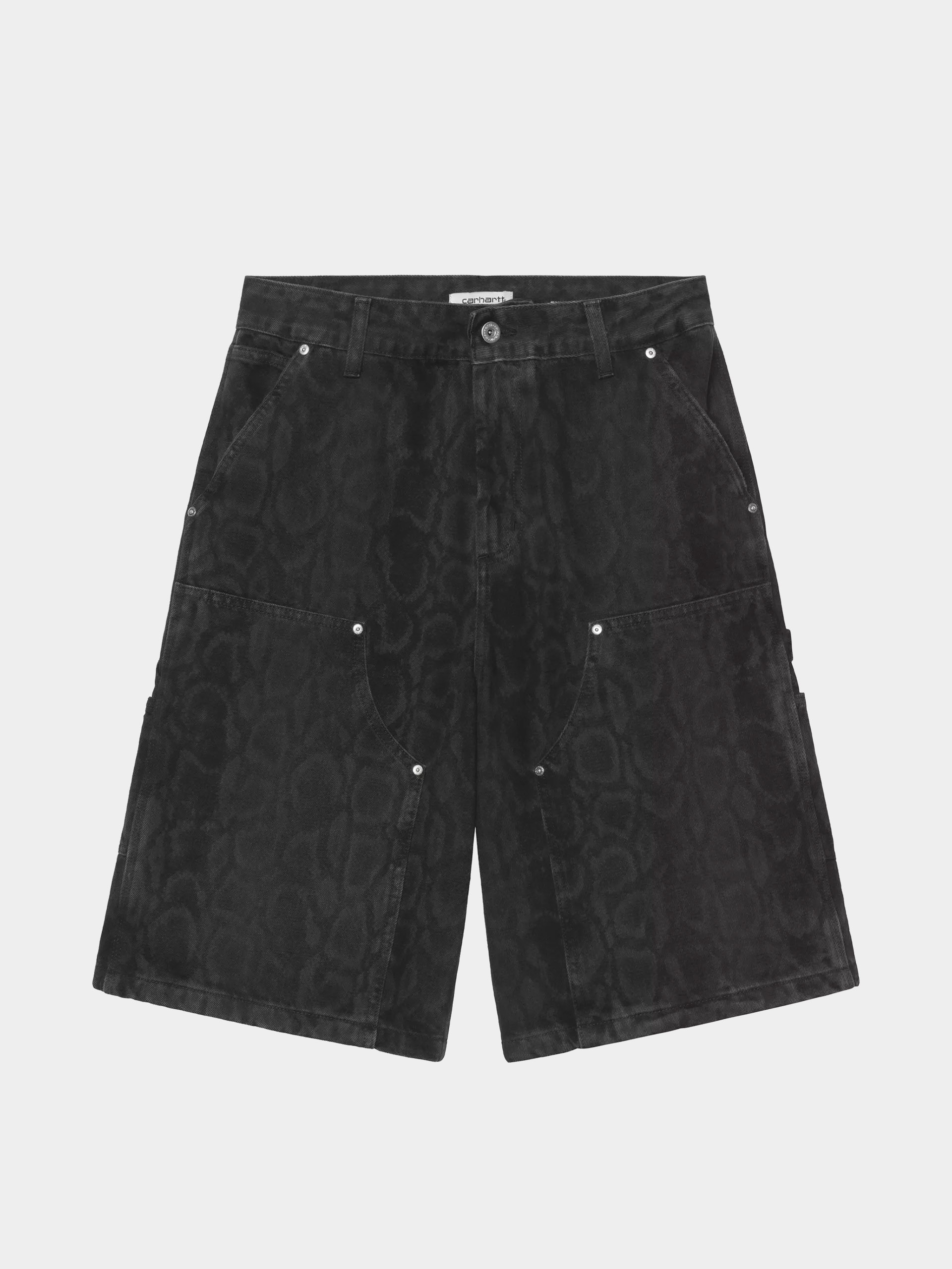 Pantaloni scurți Carhartt WIP Snake Nixon Double Knee Wmn (snake camo/black)