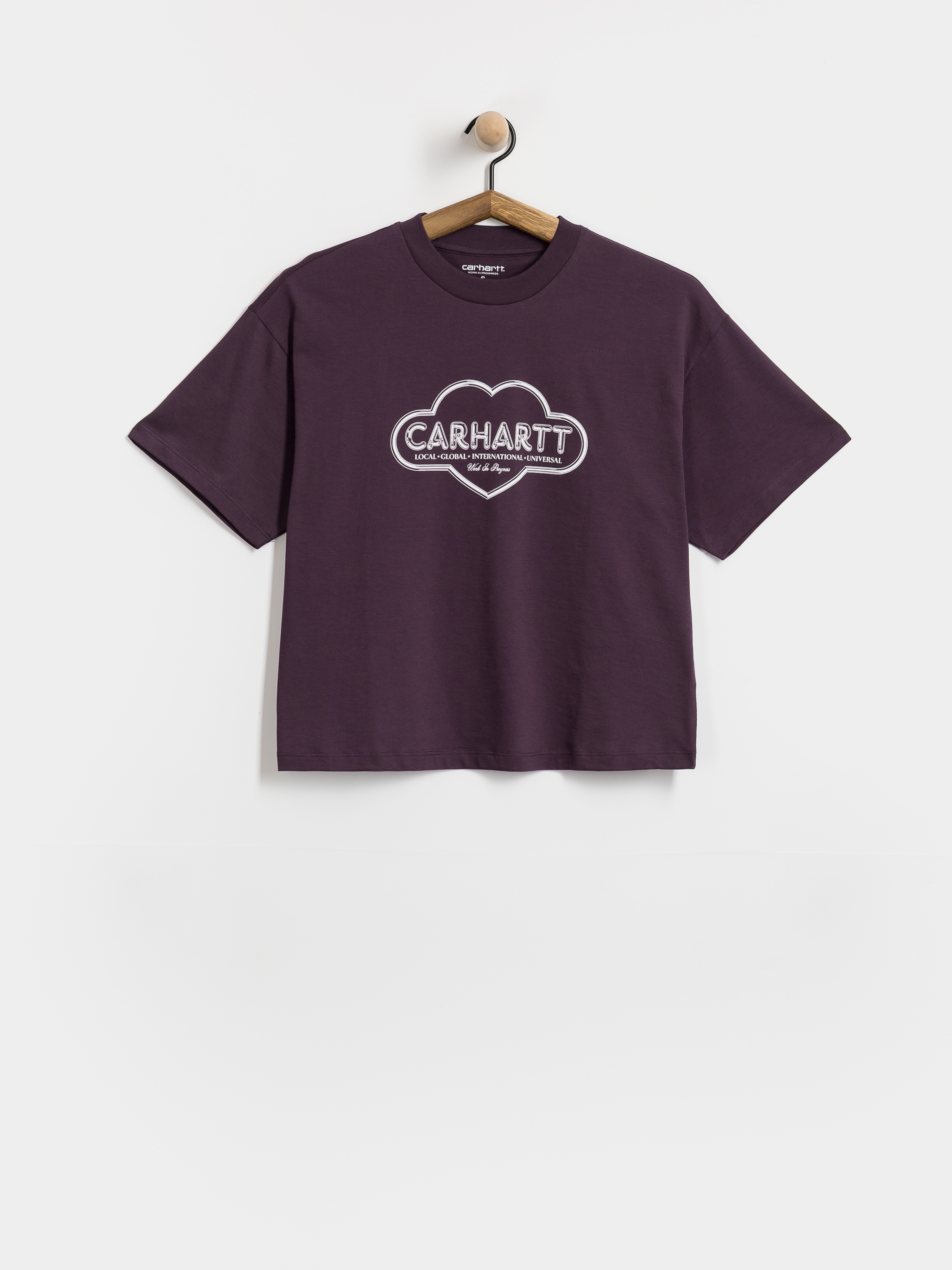 Tricou Carhartt WIP Cloud Heart Wmn (cozy purple)