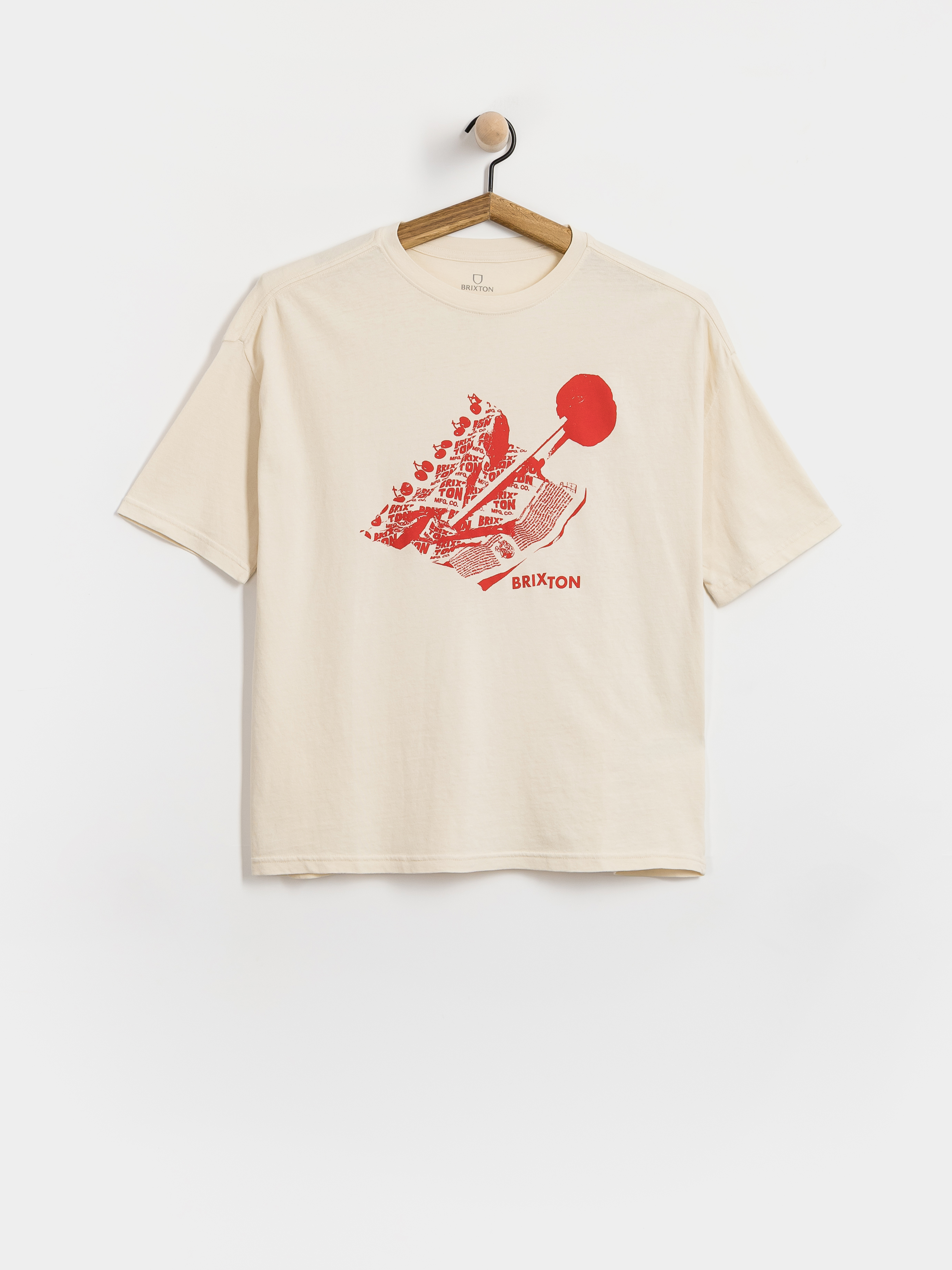 Tricou Brixton Sweet Treat Oversized Bf Wmn (whitecap)