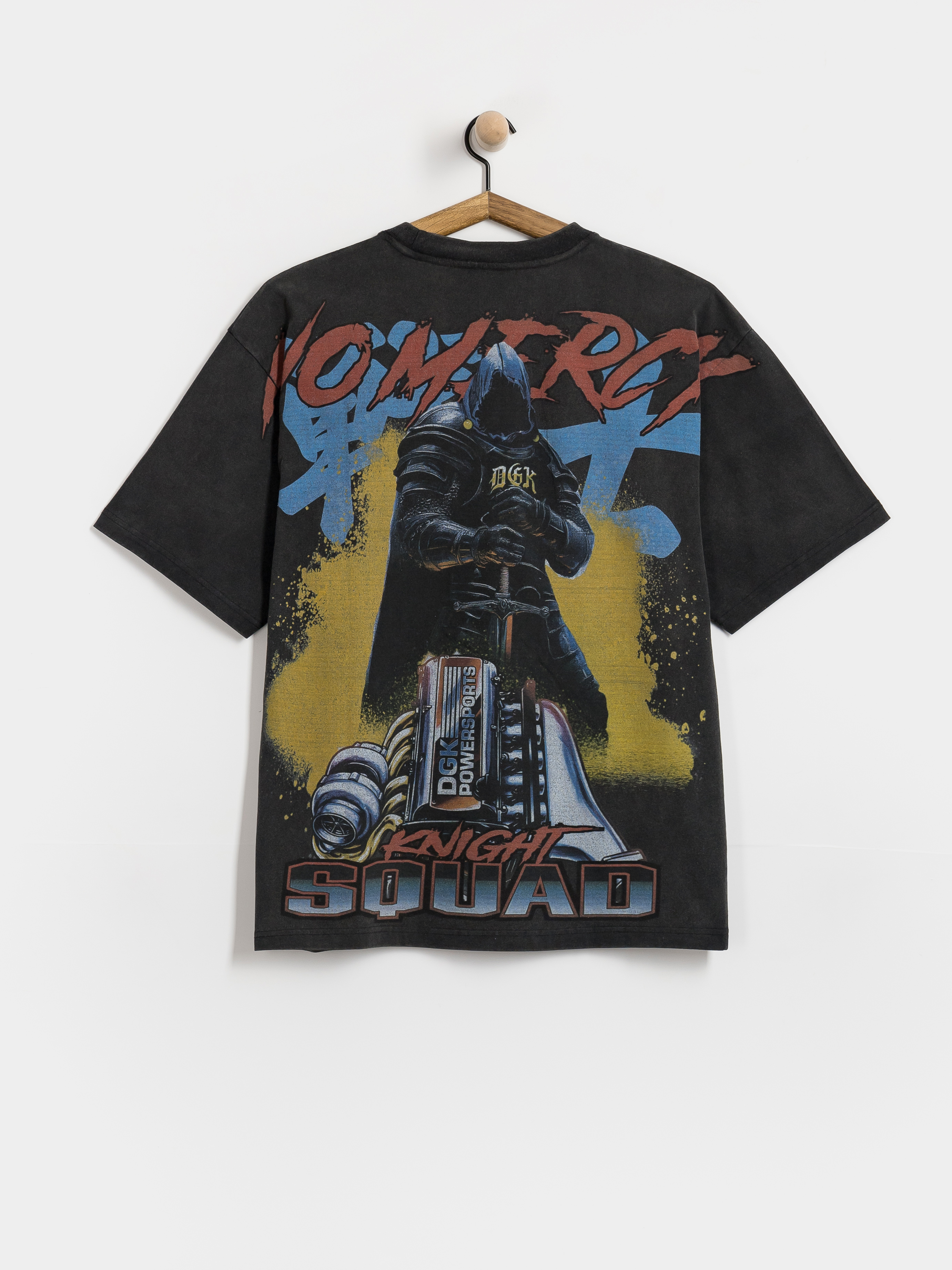 Tricou DGK Black Knight (vintage black)