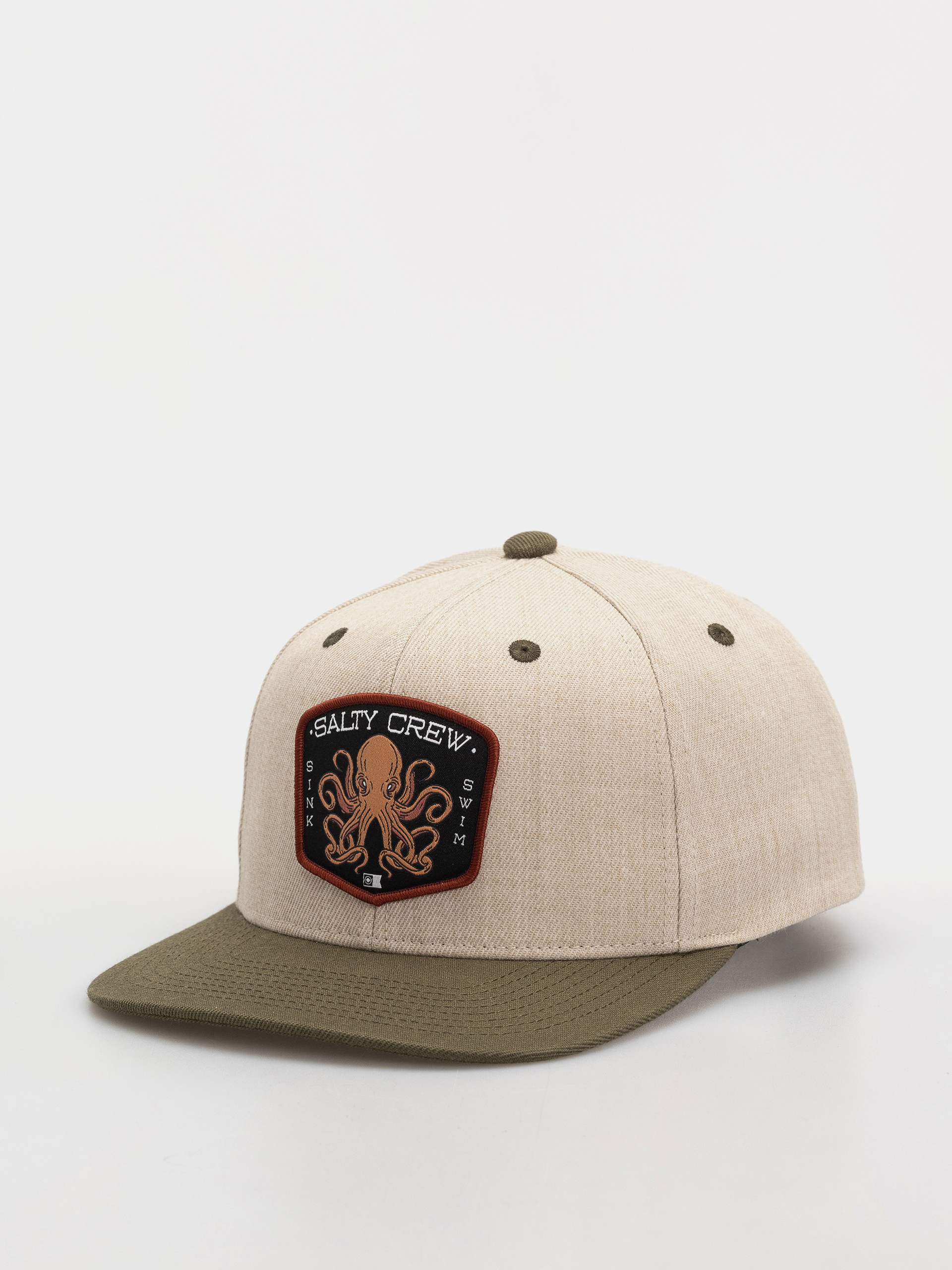 Șapcă Salty Crew Tako Club Snapback (natural/olive)