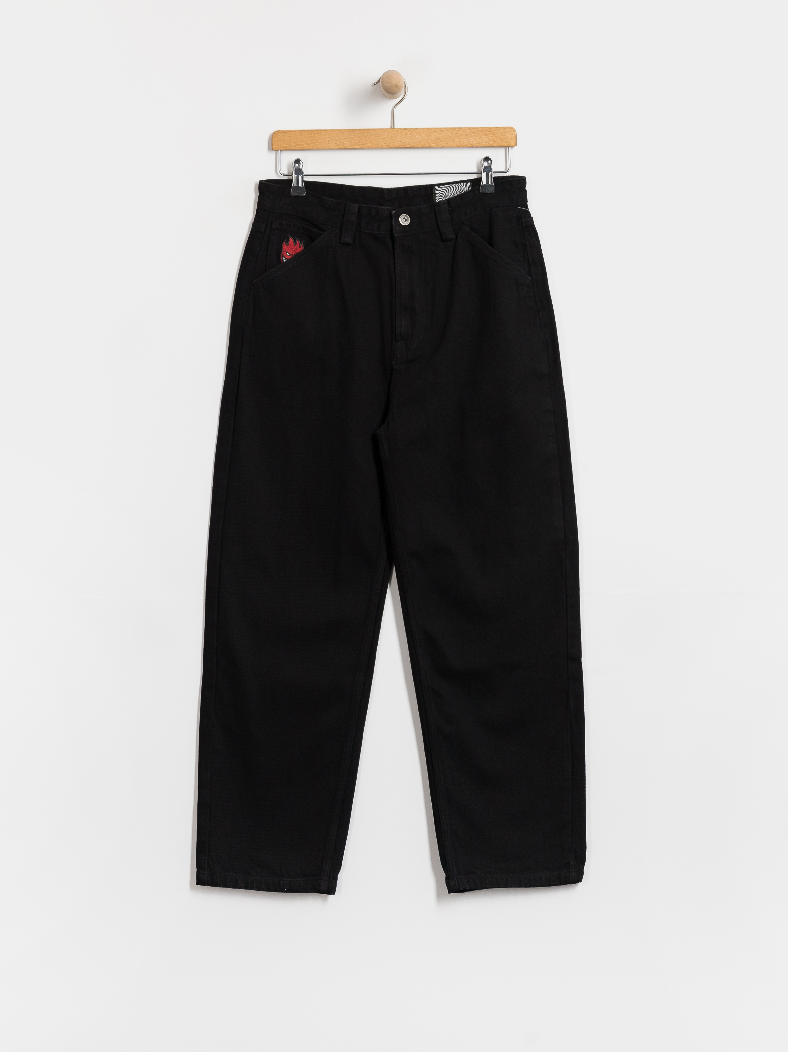 Pantaloni Spitfire Bighead Fill Denim (black denim)