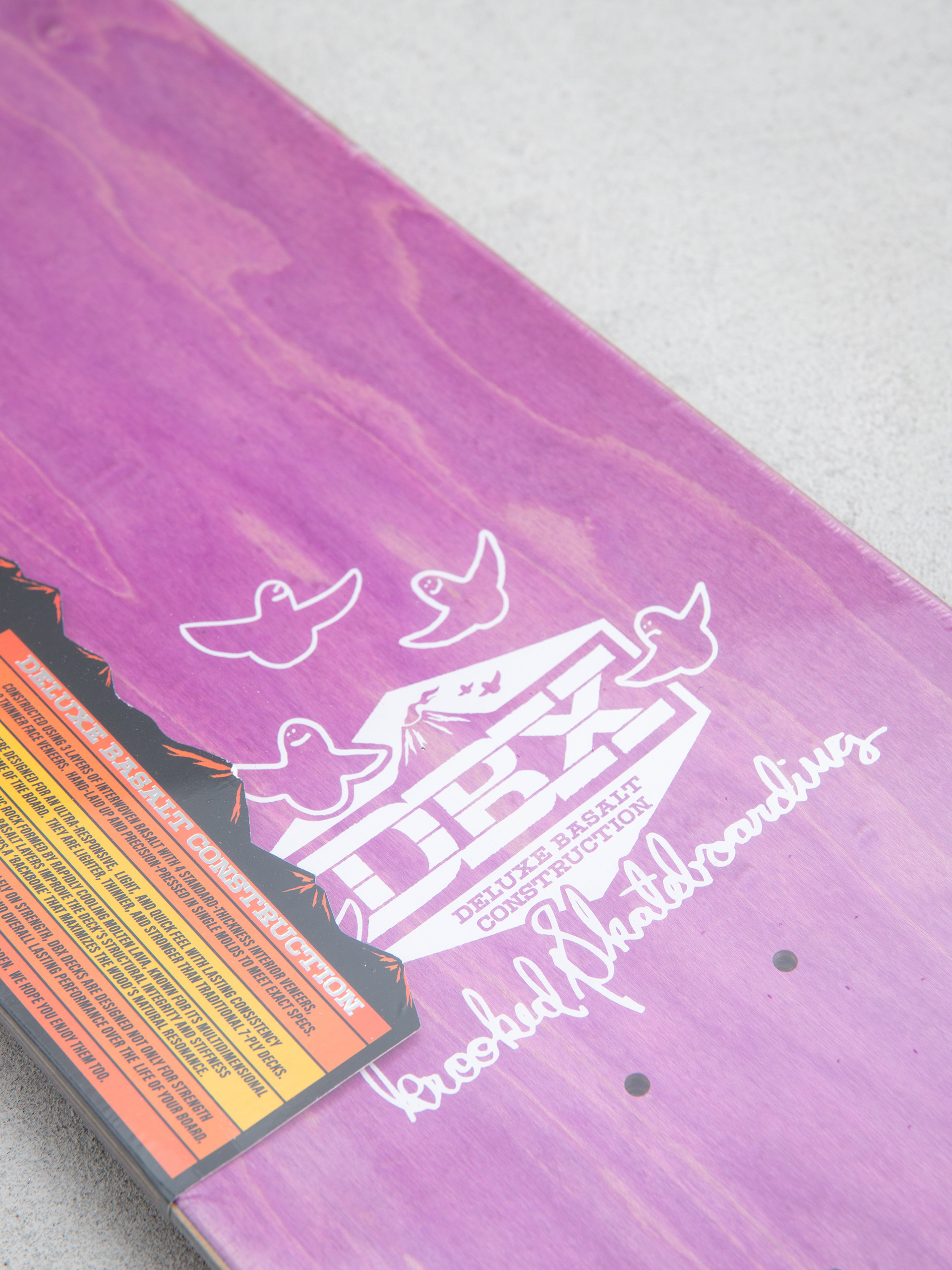 Placă Krooked Manderson Chain Frame (red)