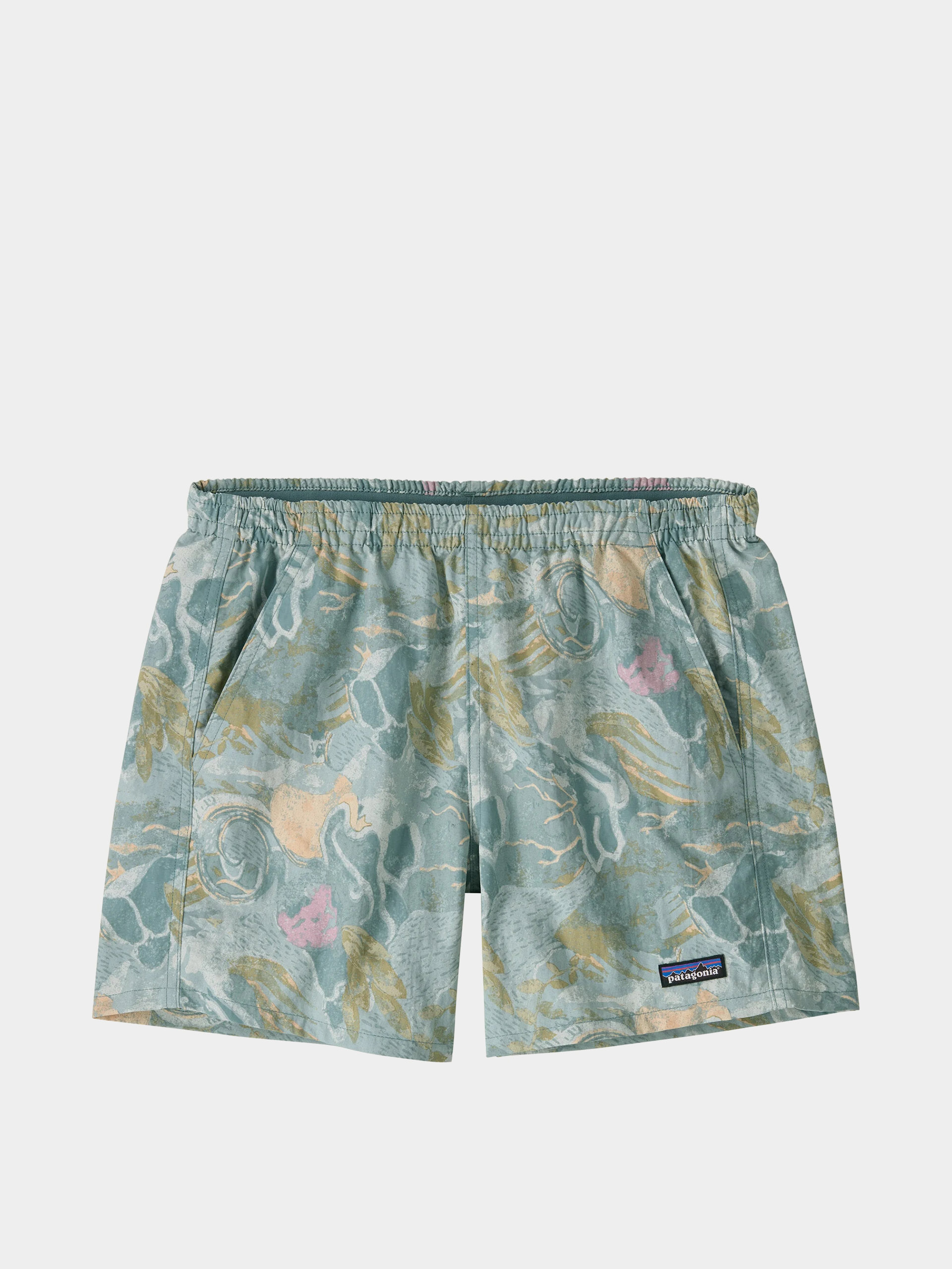 Pantaloni scuru021bi Patagonia Baggies 5in Wmn (moon tripper/virtually blue)