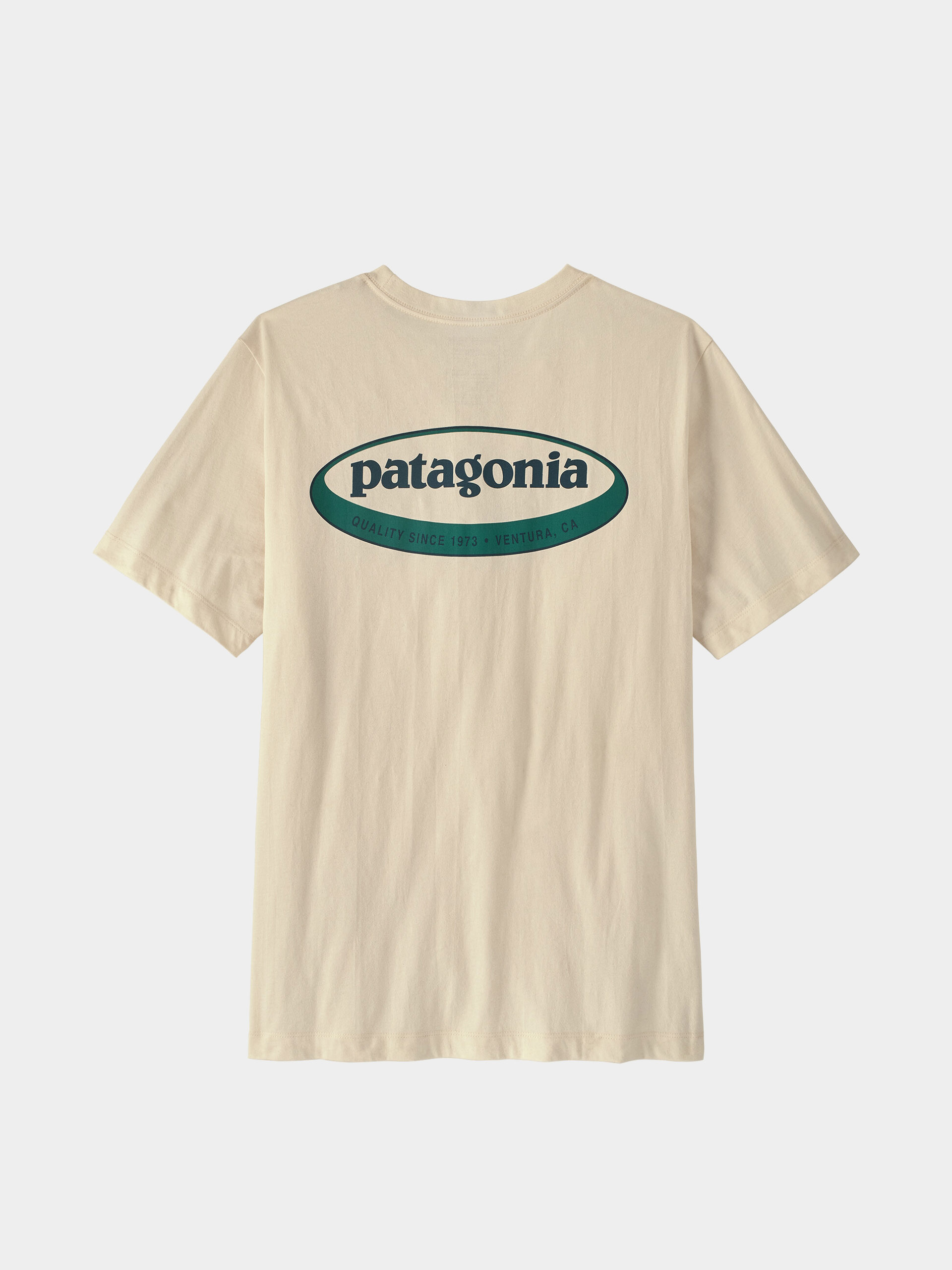 Tricou Patagonia 95 Oval Logo (undyed natural)