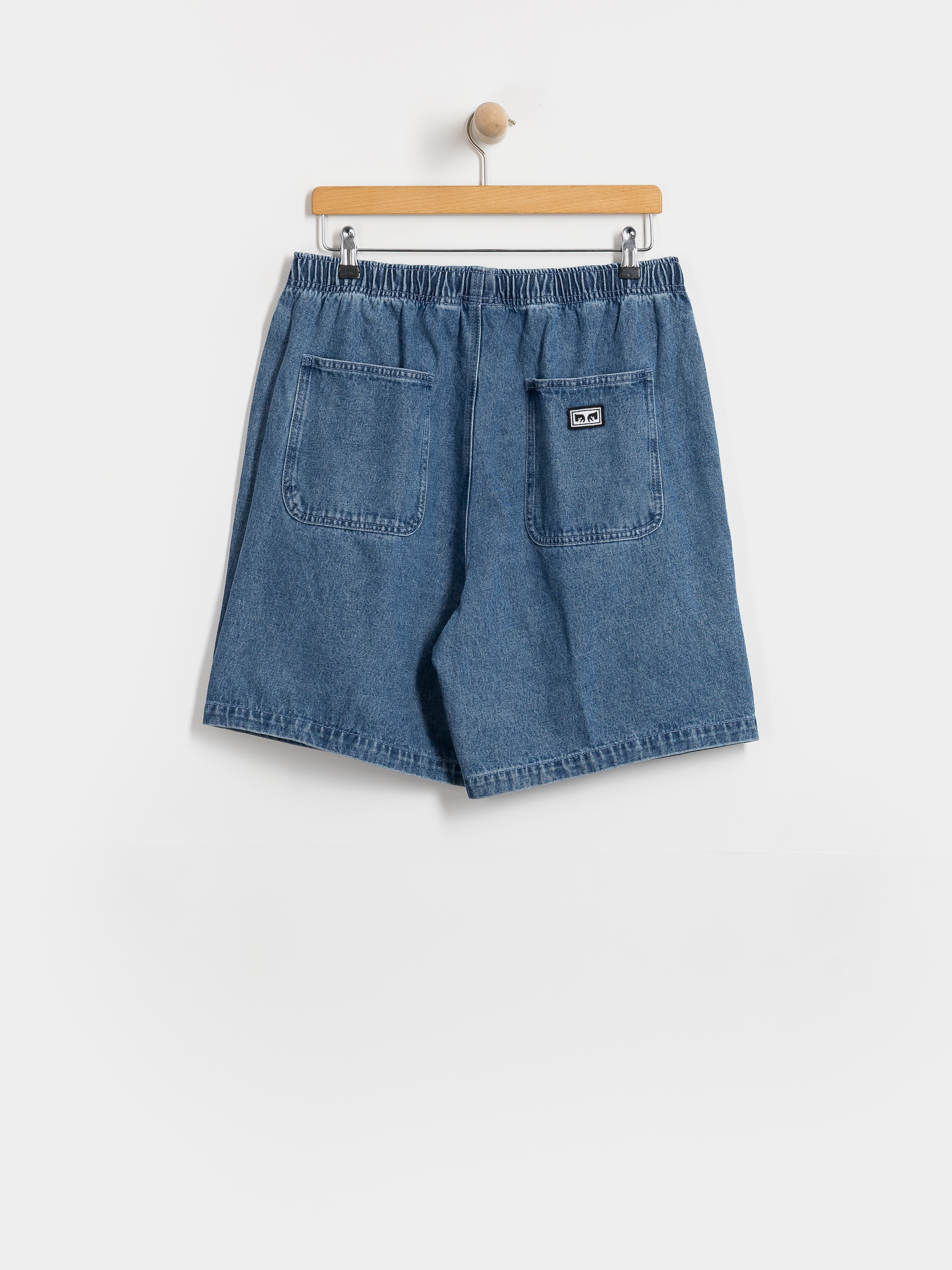 Pantaloni scurți OBEY Easy Denim (light indigo)