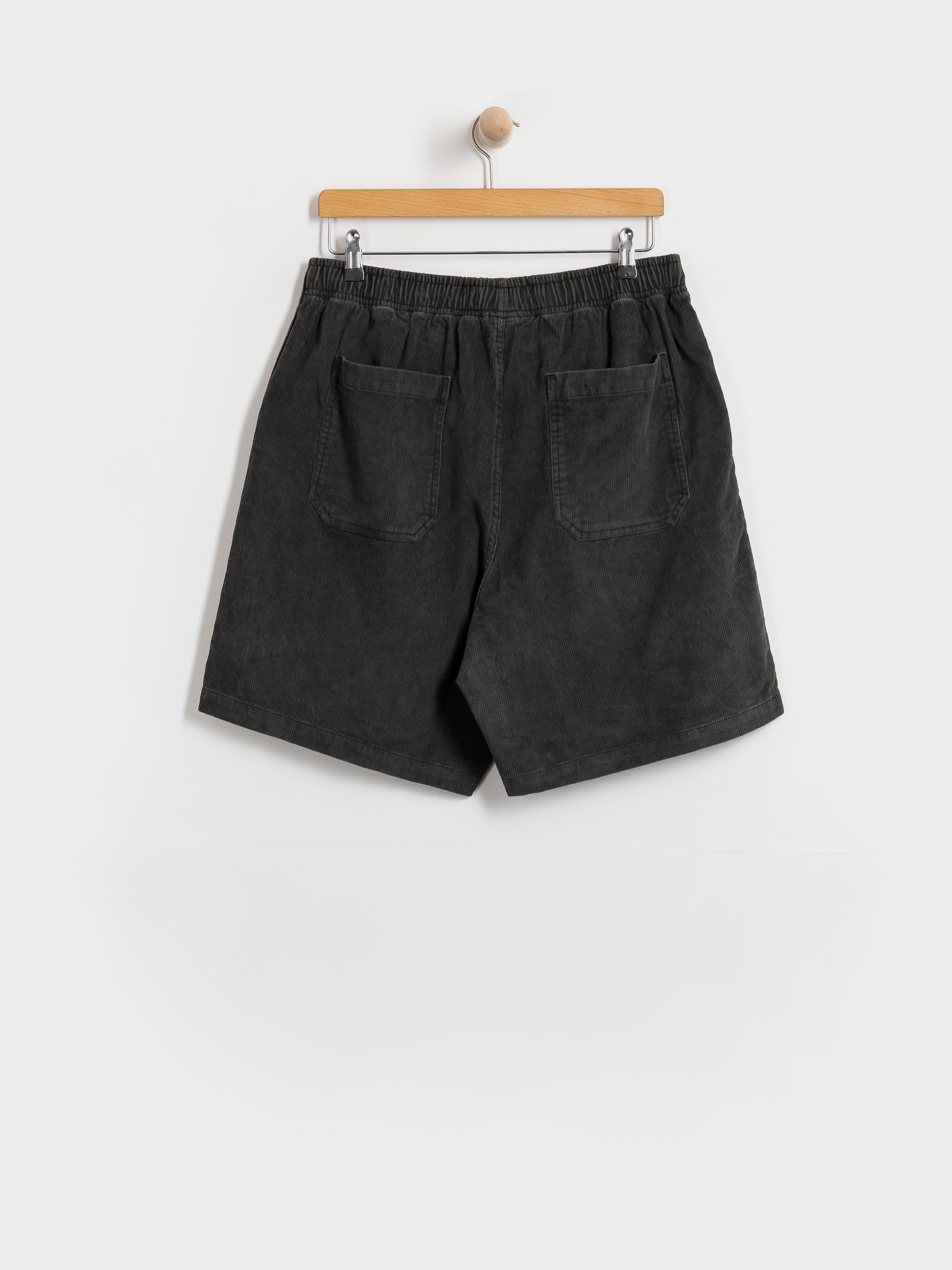 Pantaloni scurți OBEY Horizon (black faded wash)
