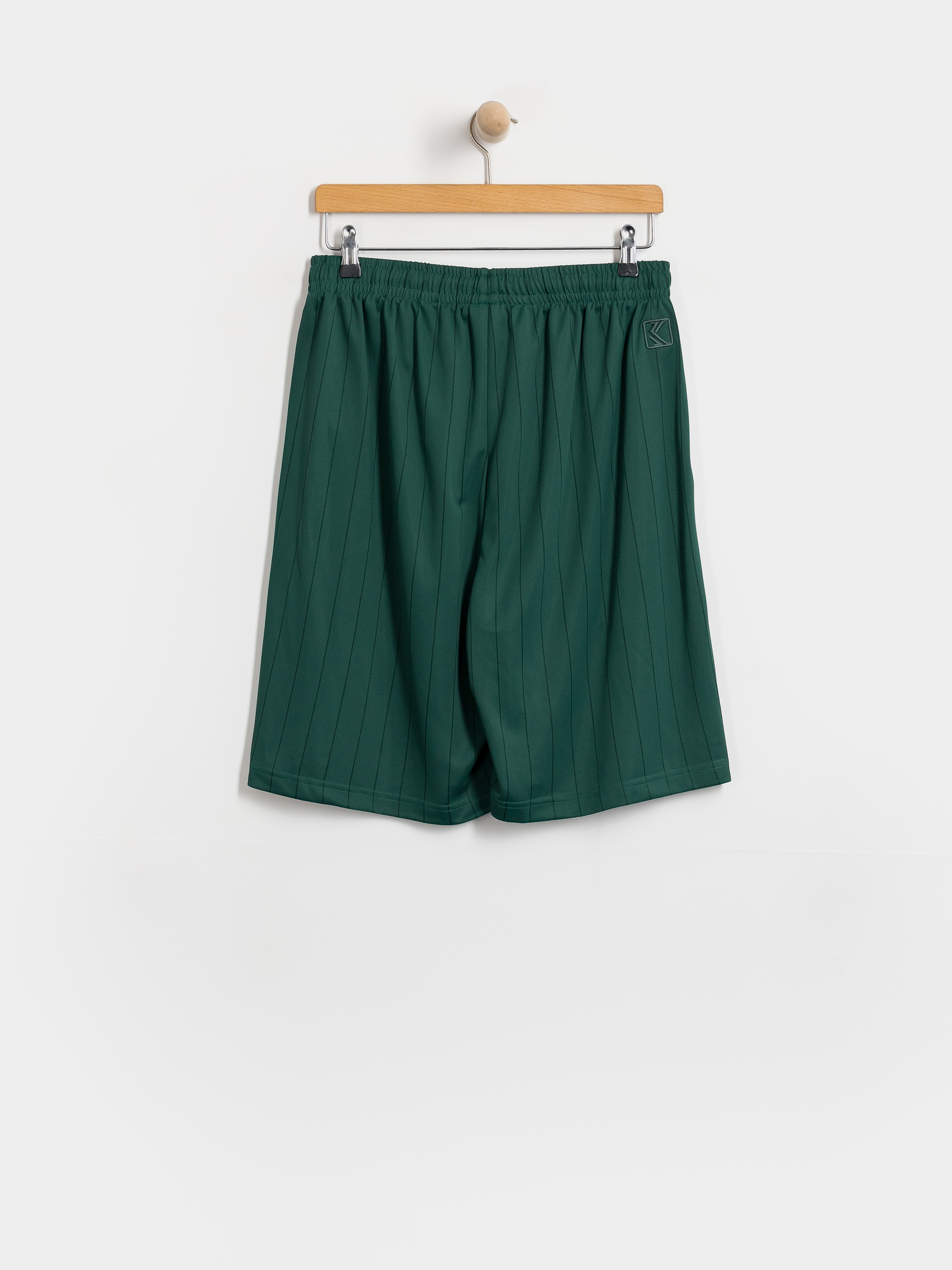 Pantaloni scurți Karl Kani Insignia Shadow Pinstripe Soccer (green)