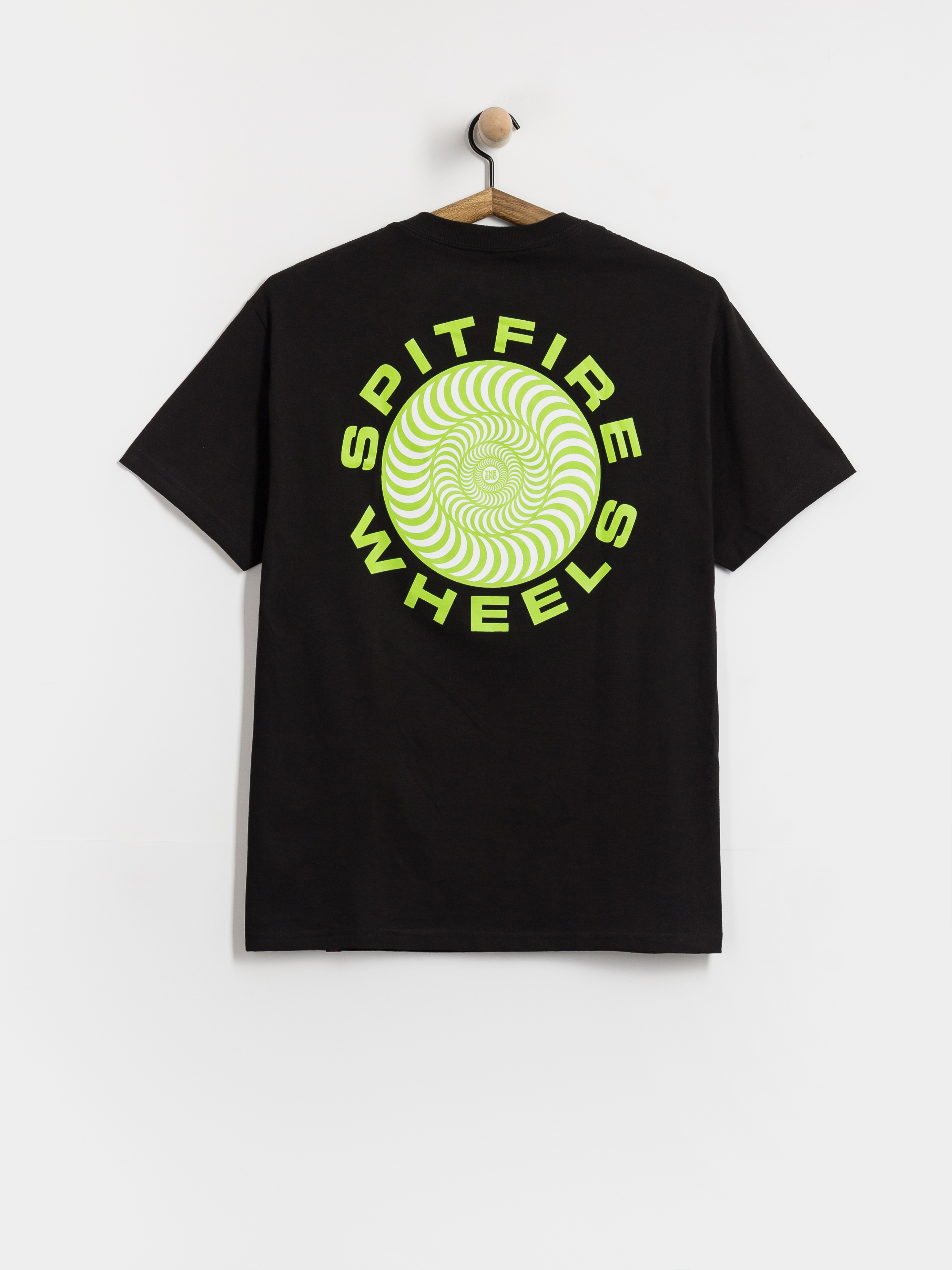 Tricou Spitfire Classic 87 Swirl Fill (black w/green white prints)