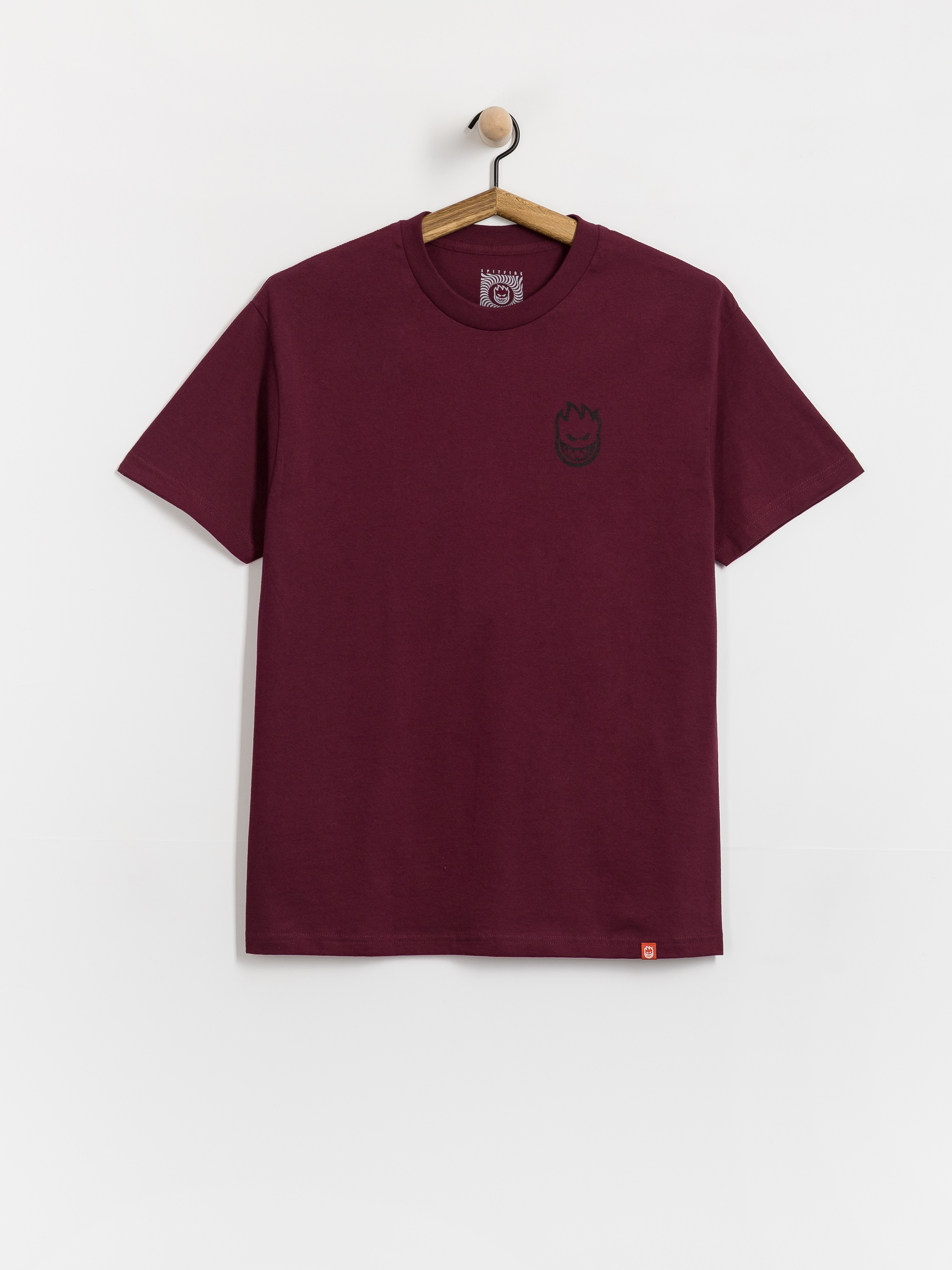Tricou Spitfire Lil Bighead (burgundy w/black print)