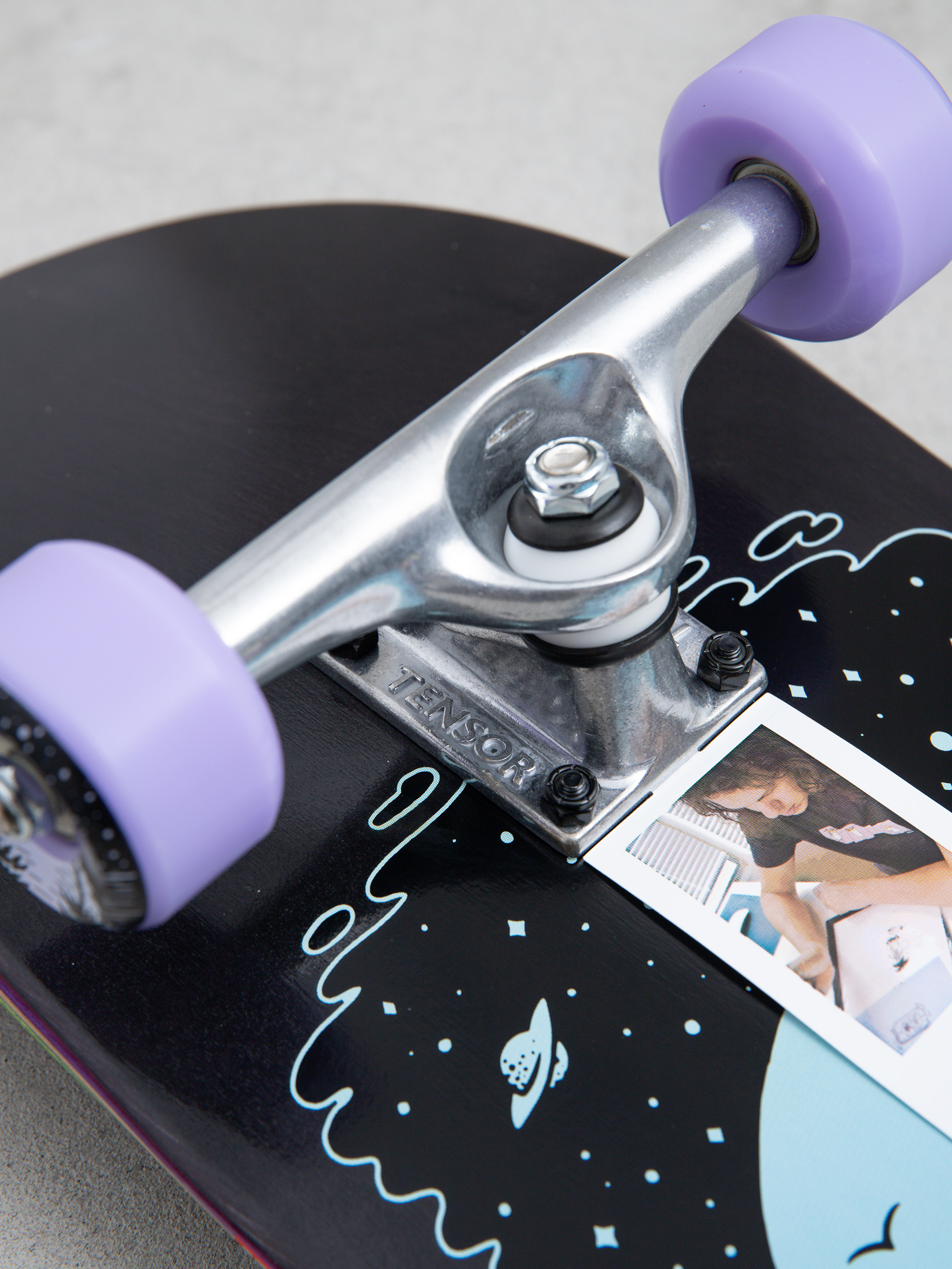 Skateboard Globe G2 Reflection (black/purple)