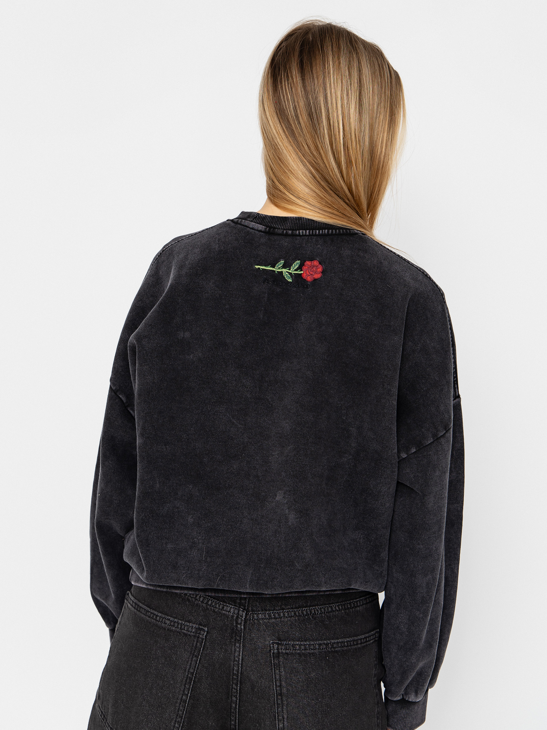 Hanorac Volcom Fa Mickey Mason Crew Wmn (vintage black)