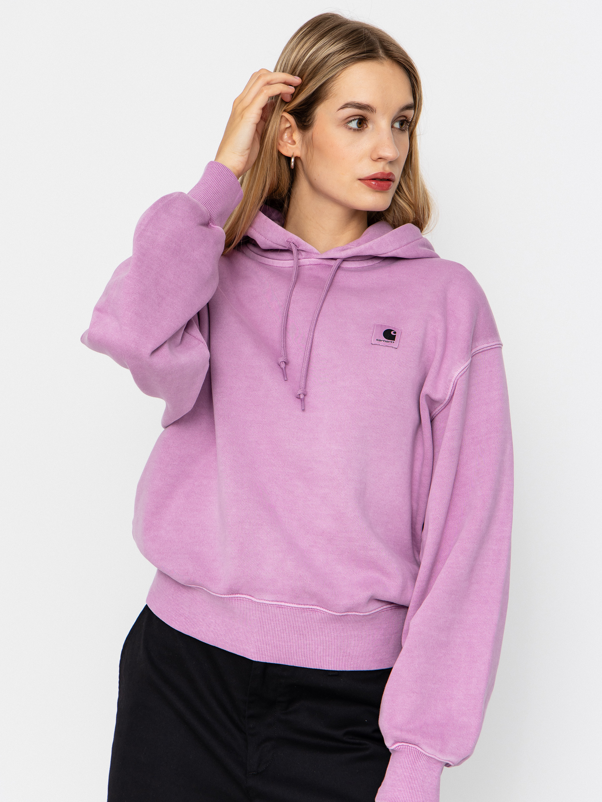 Hanorac cu glugă Carhartt WIP Nelson HD Wmn (gentle purple)