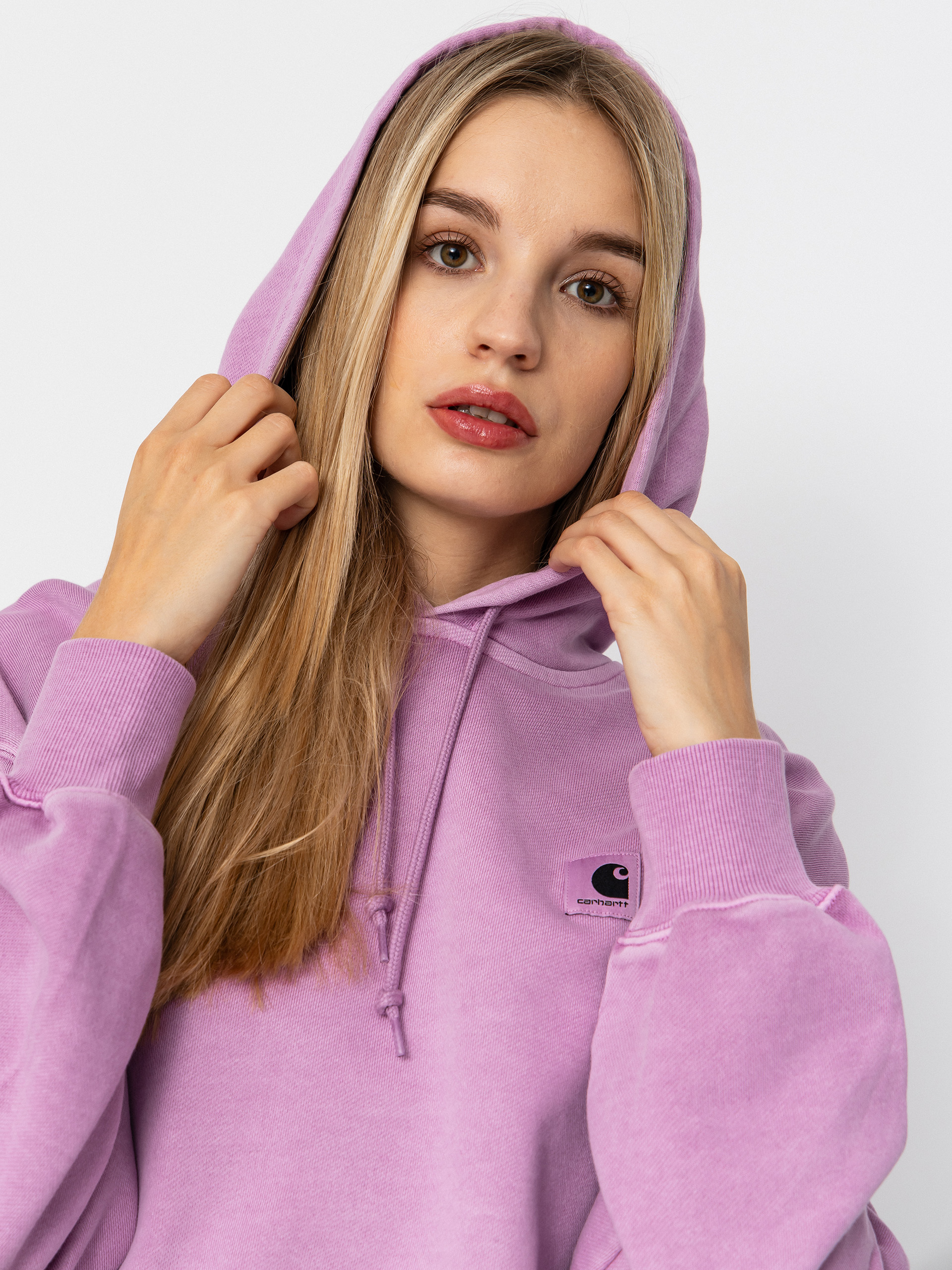 Hanorac cu glugă Carhartt WIP Nelson HD Wmn (gentle purple)