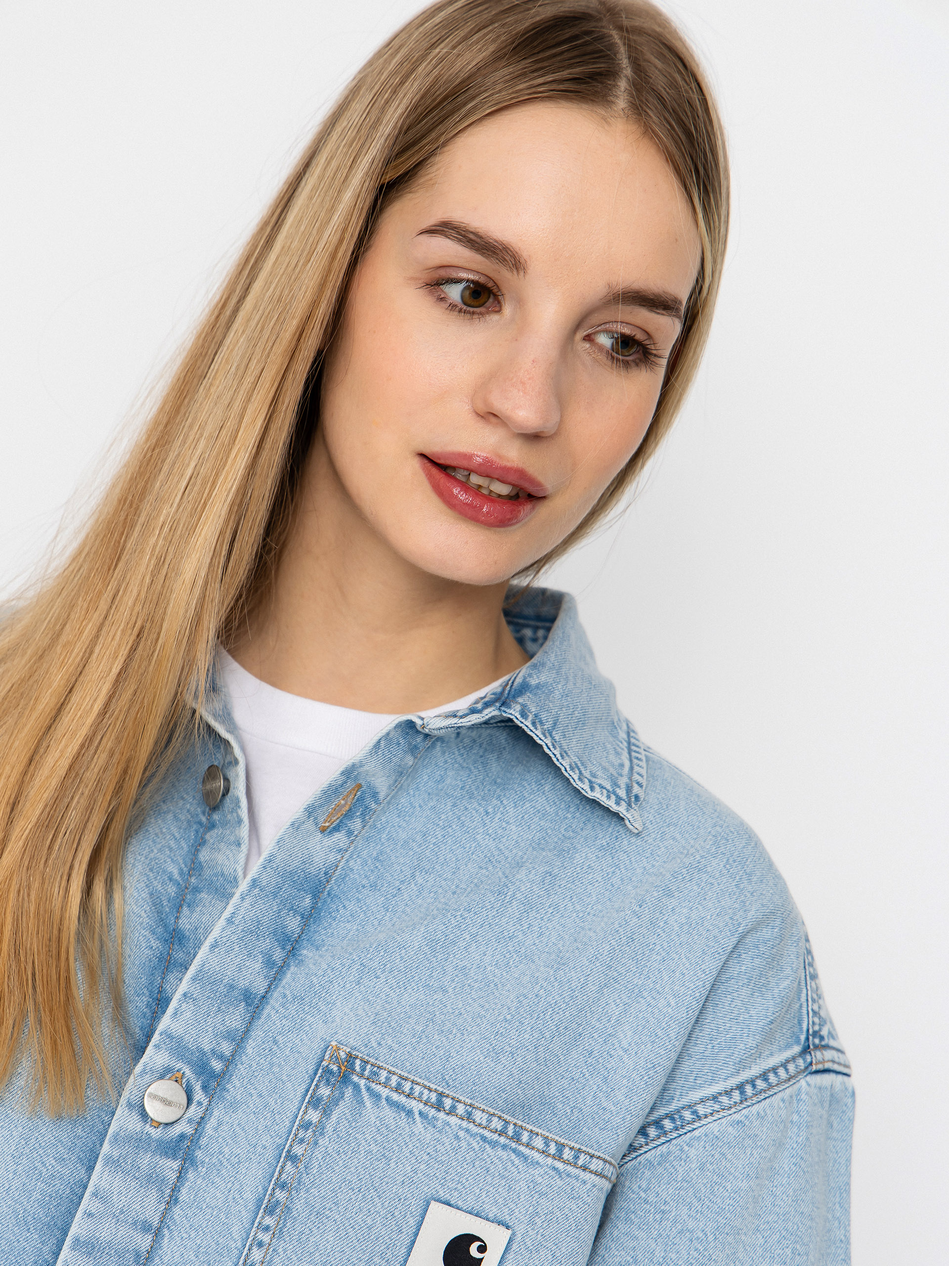 Cămașă Carhartt WIP Lovilia Wmn (blue)