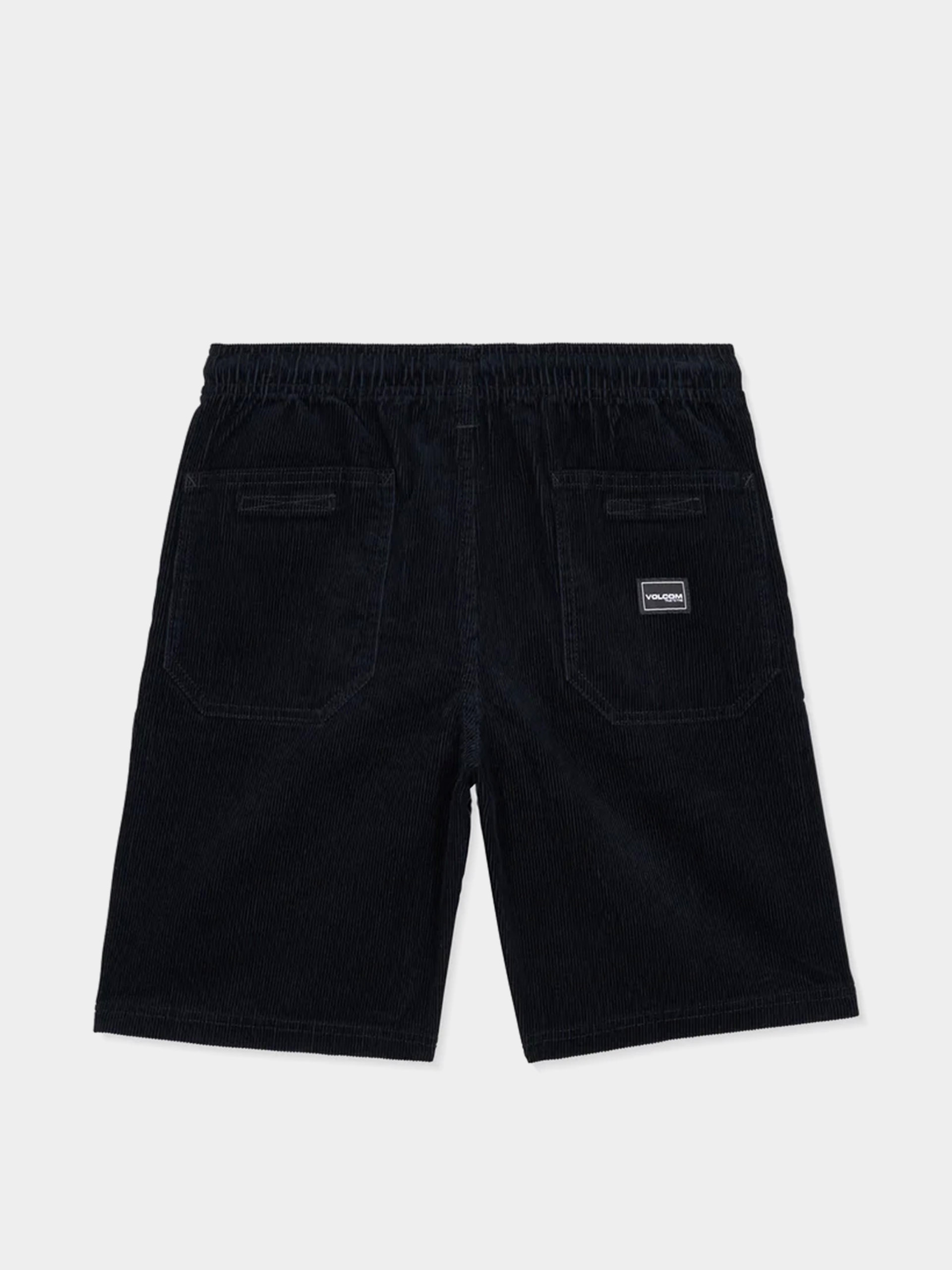 Pantaloni scurți Volcom Outer Spaced Ew Cord JR (black)