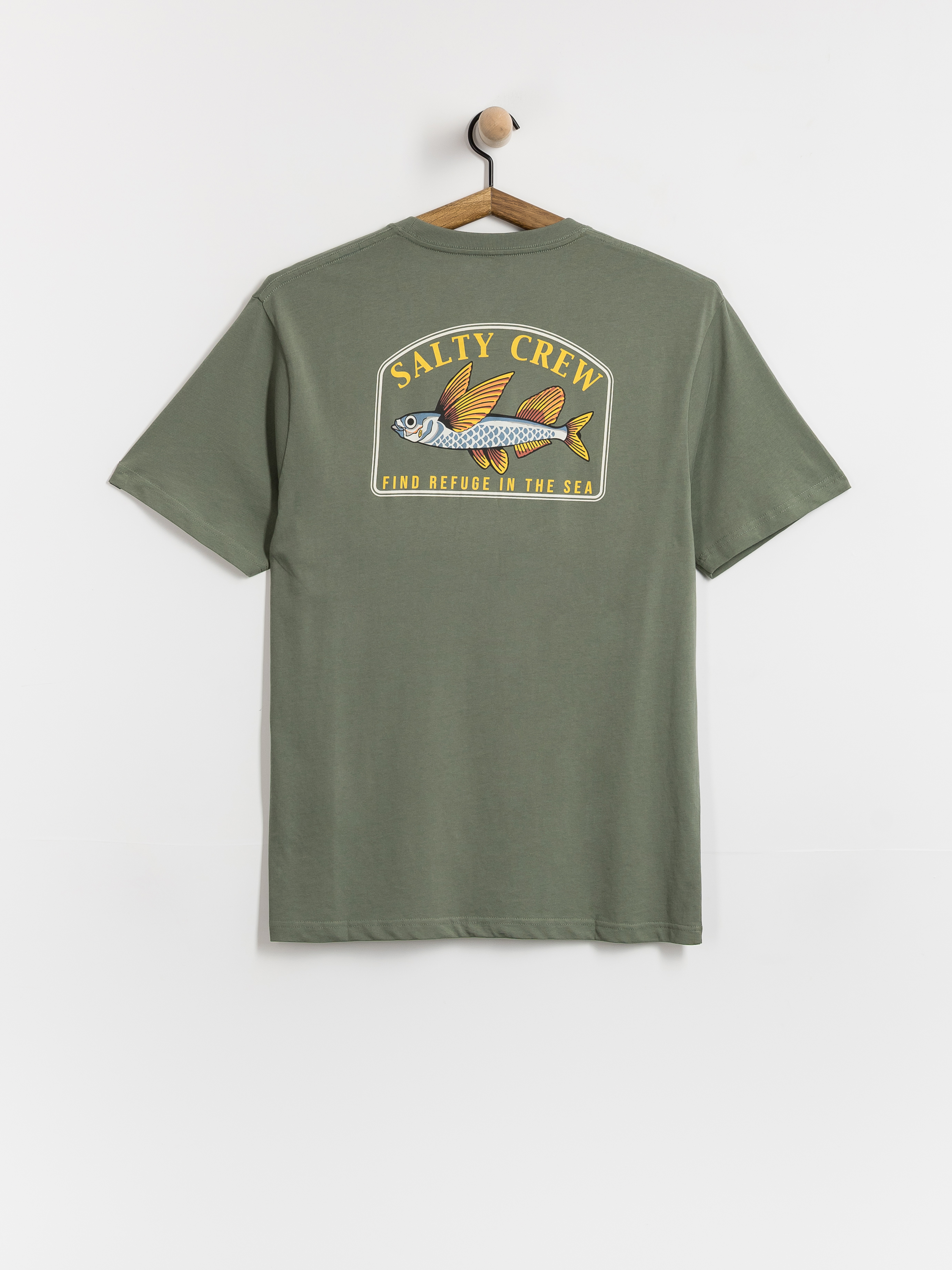 Tricou Salty Crew Fly Home (laurel wreath)