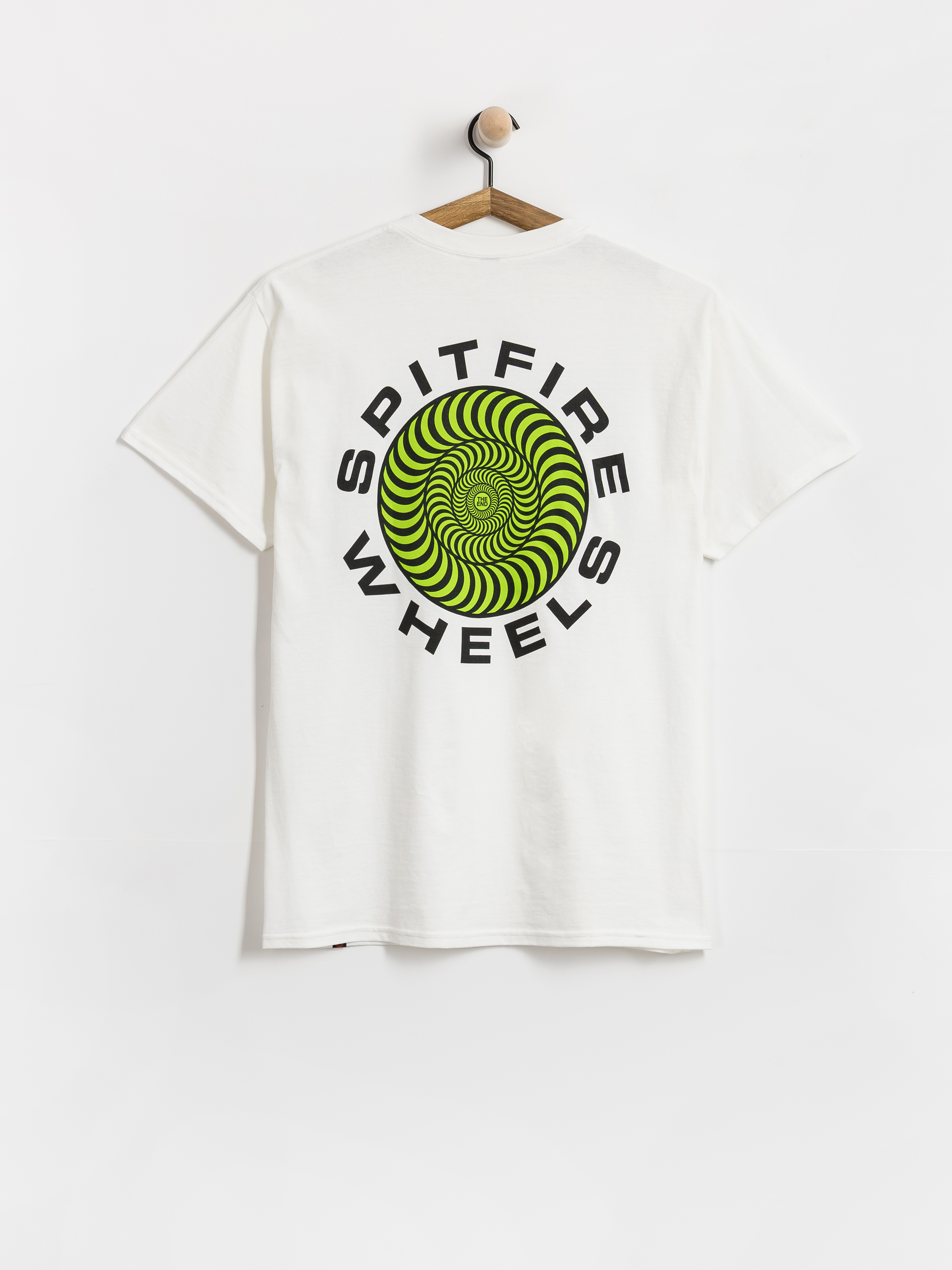 Tricou Spitfire Classic 87 Swirl Fill (white w/green black prints)