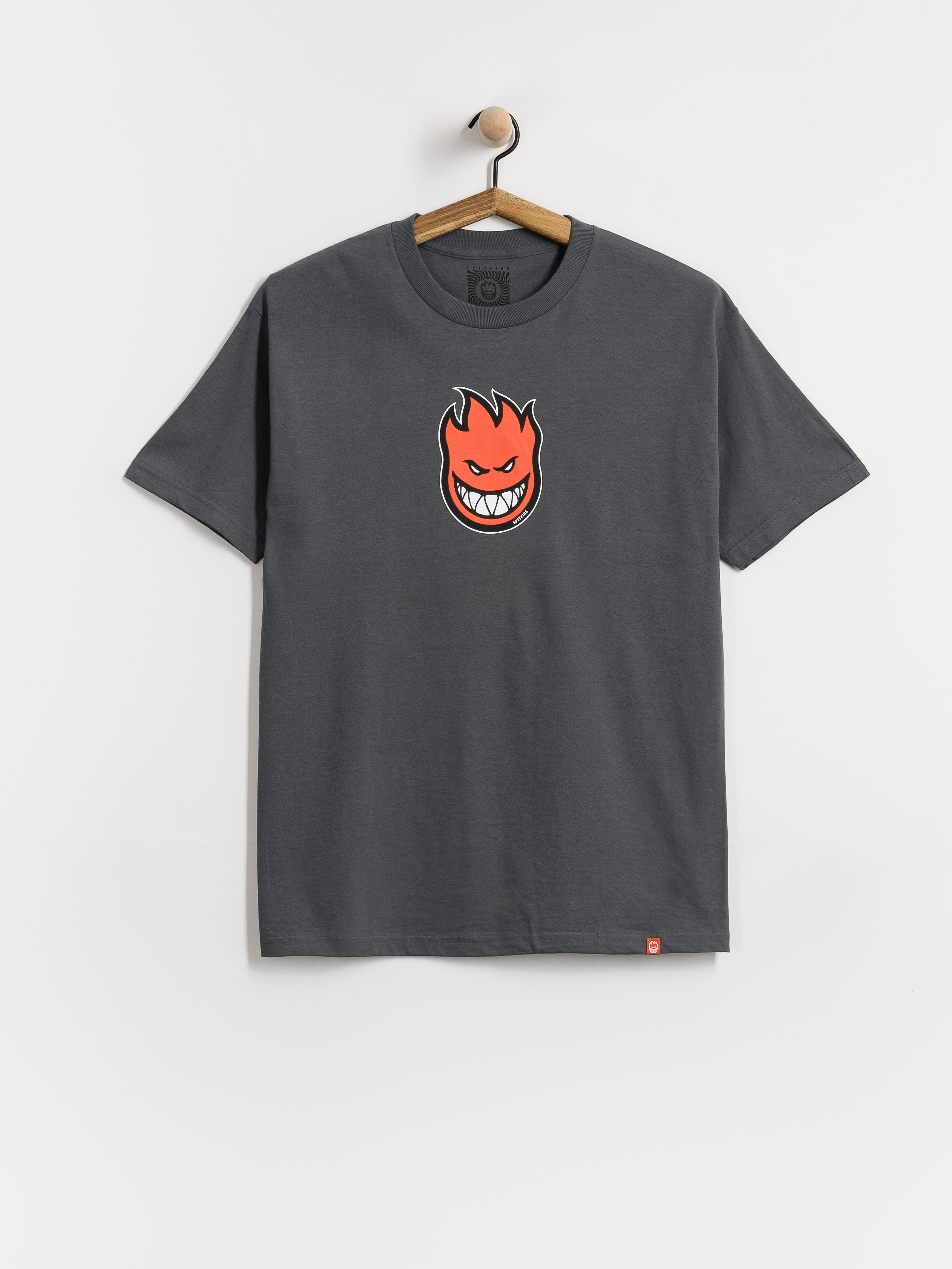 Tricou Spitfire Bighead Mid Fill (charcoal w/red black white print)