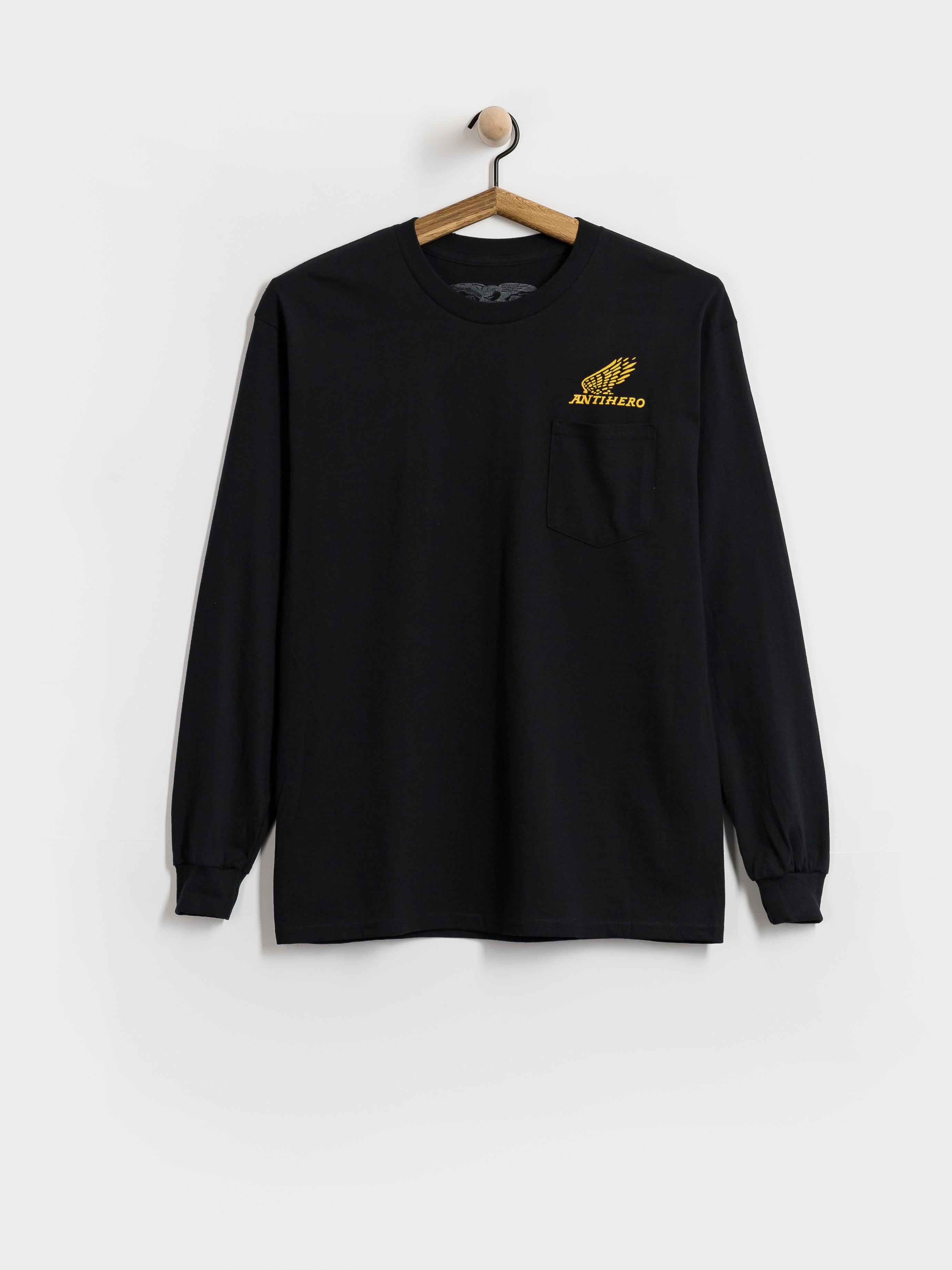 Longsleeve Antihero Motorized (black w/gold print)