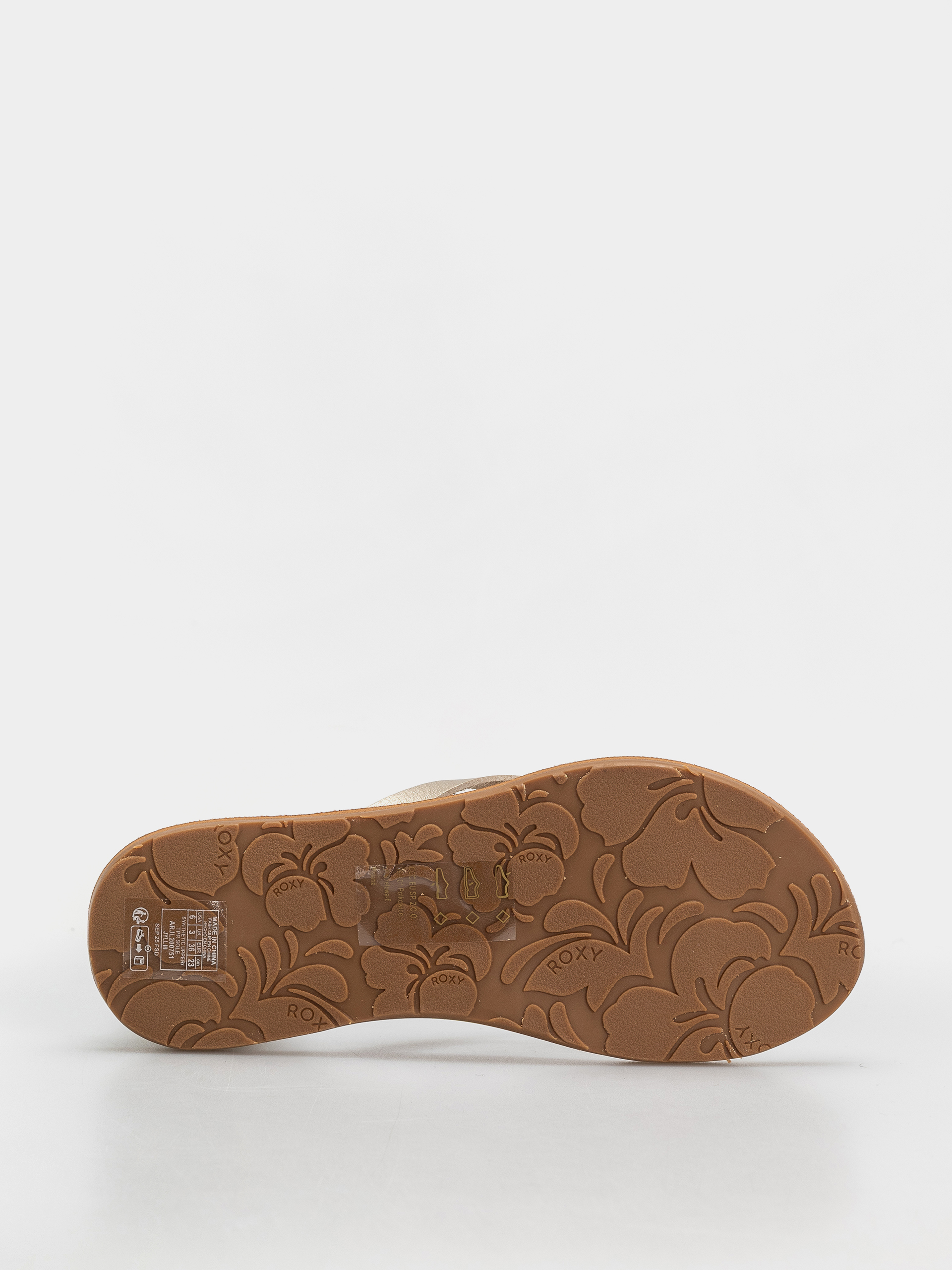 papuci de plajă Roxy Jyll III Wmn (gold)