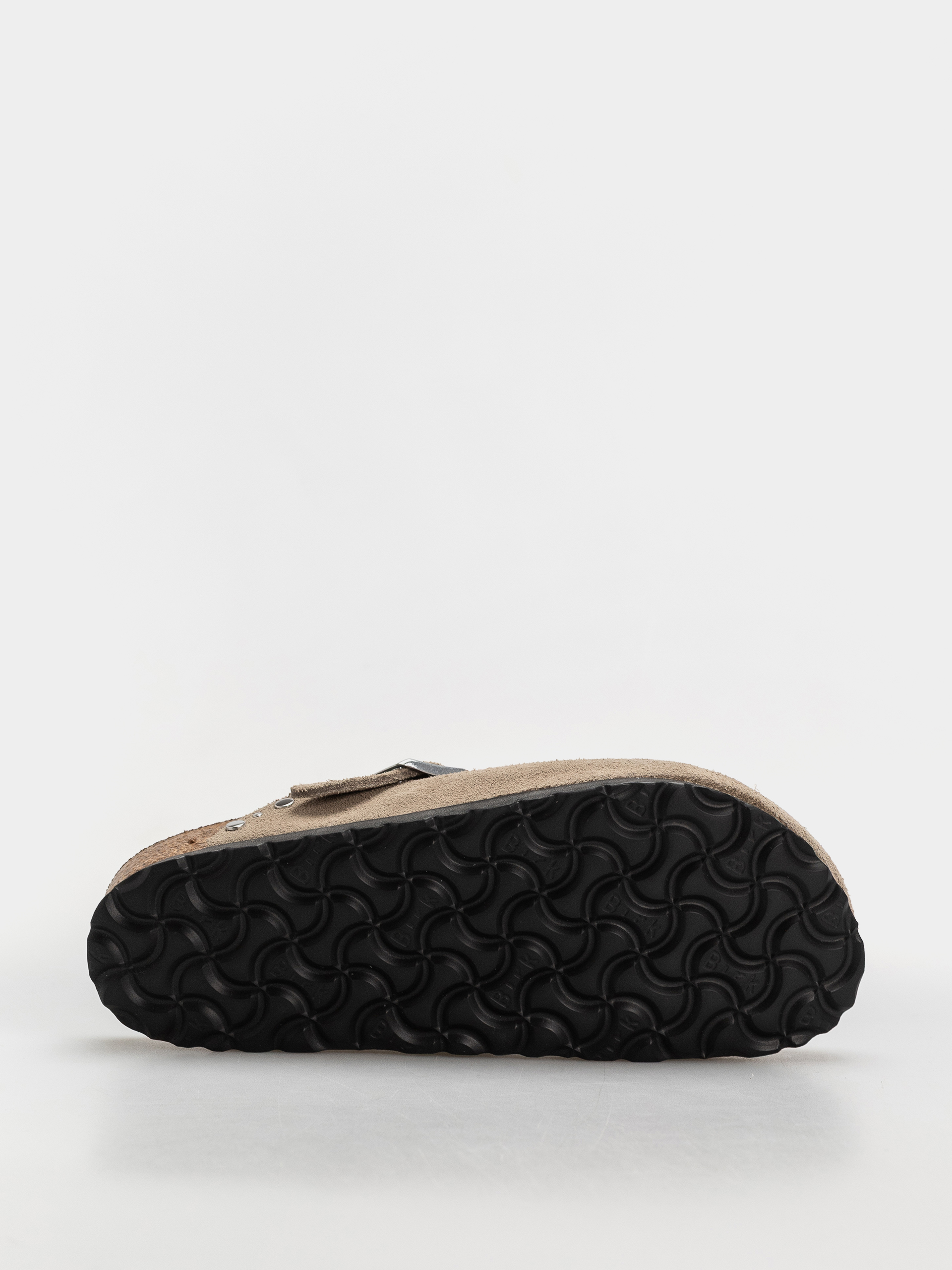 Șlapi Birkenstock Boston Rivets Suede Leather Narrow Wmn (taupe)