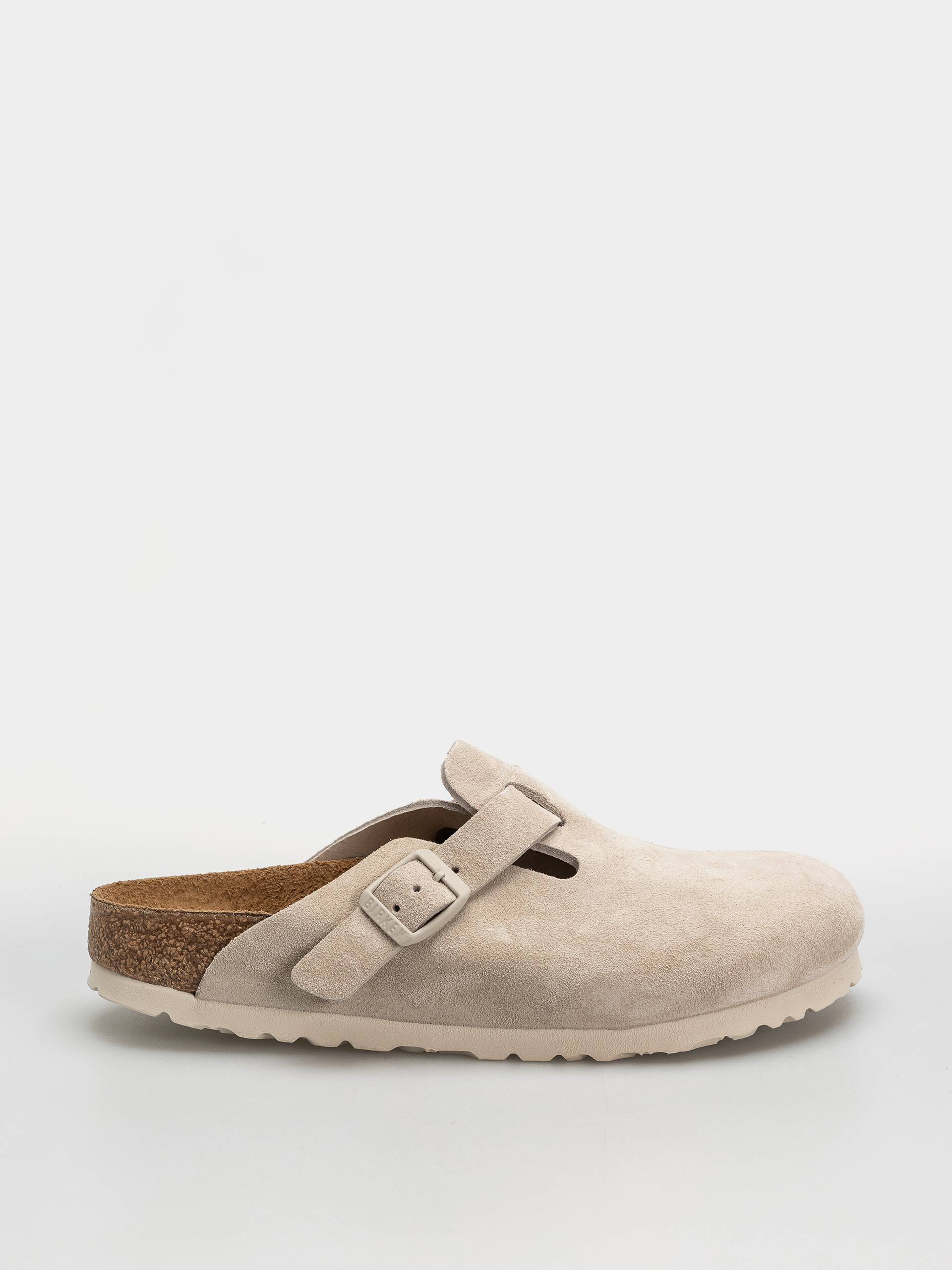 u0218lapi Birkenstock Boston Suede Leather Narrow (oyster)
