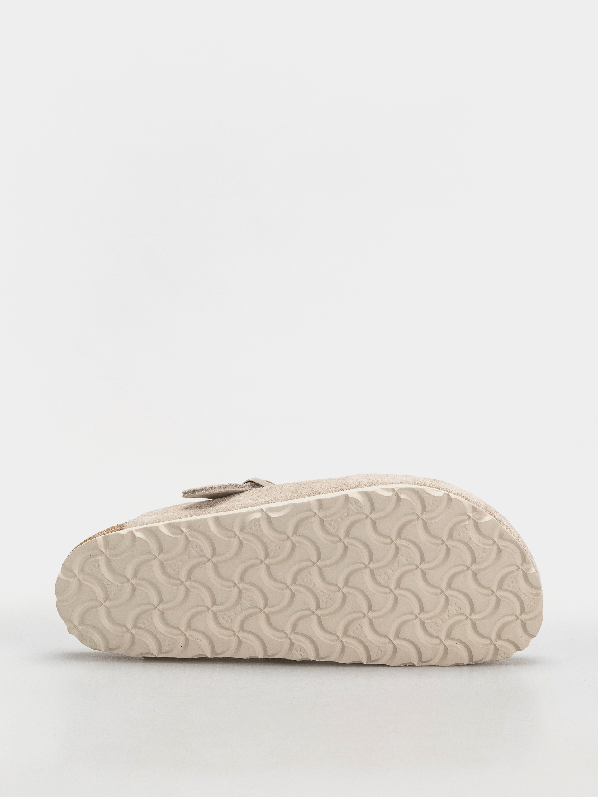 Șlapi Birkenstock Boston Suede Leather Narrow (oyster)
