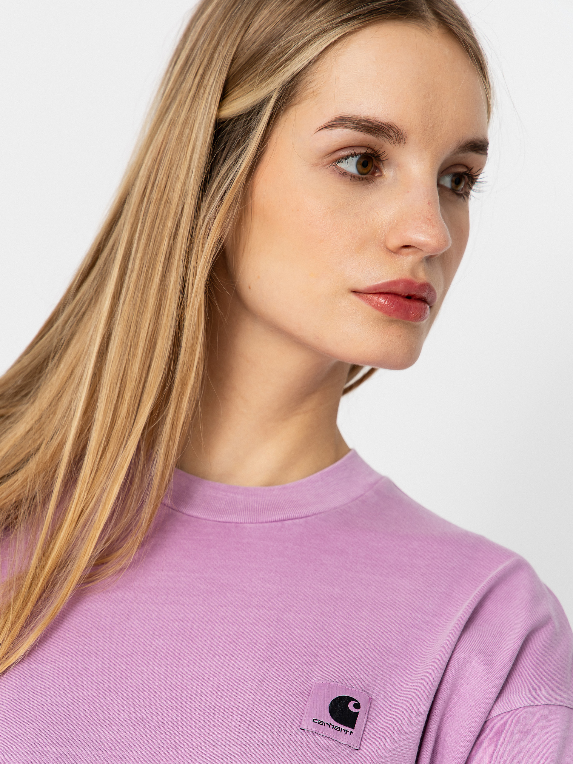 Tricou Carhartt WIP Nelson Wmn (gentle purple)