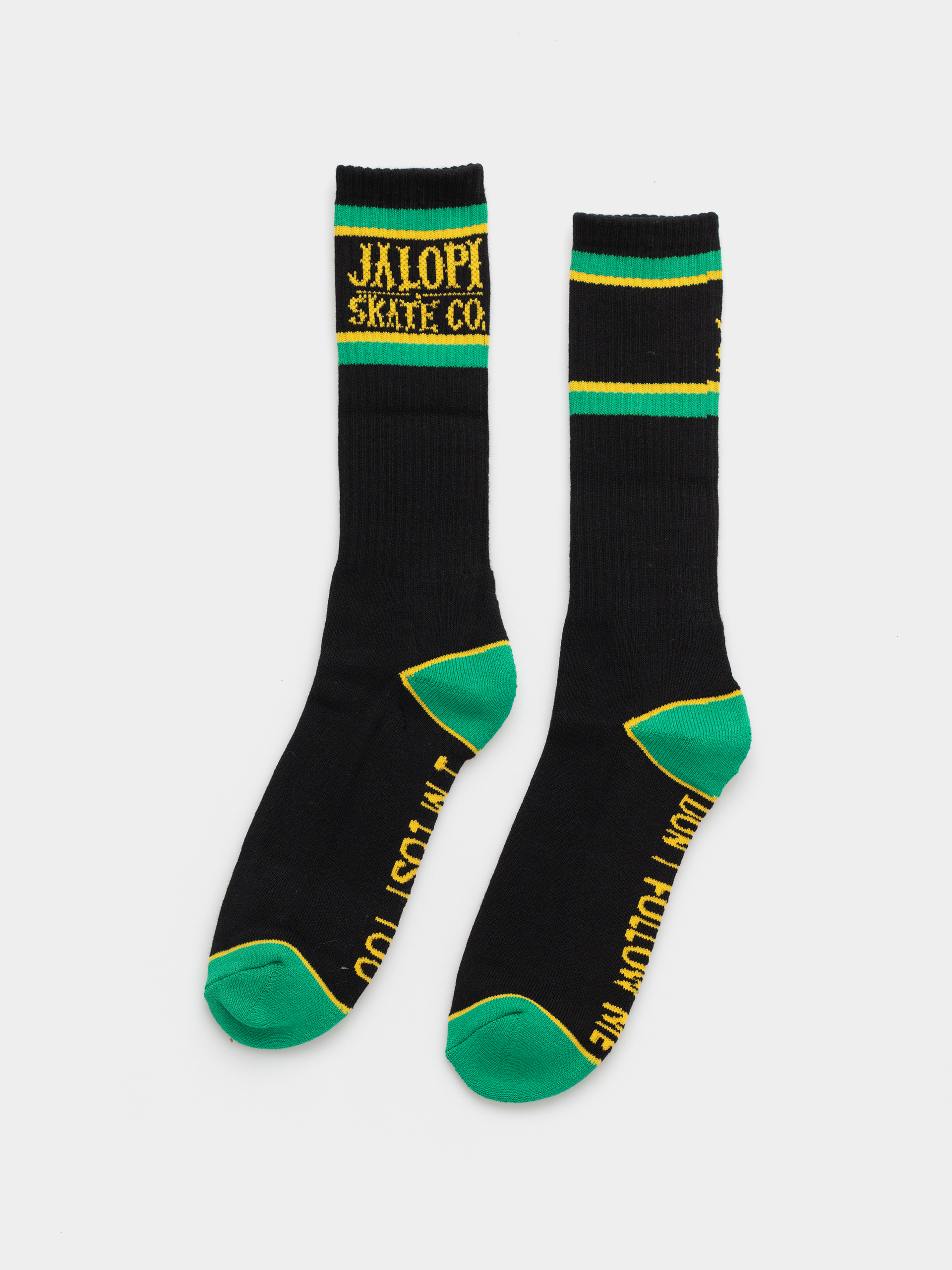 Șosete Antihero IM Lost Too (black/green/yellow)