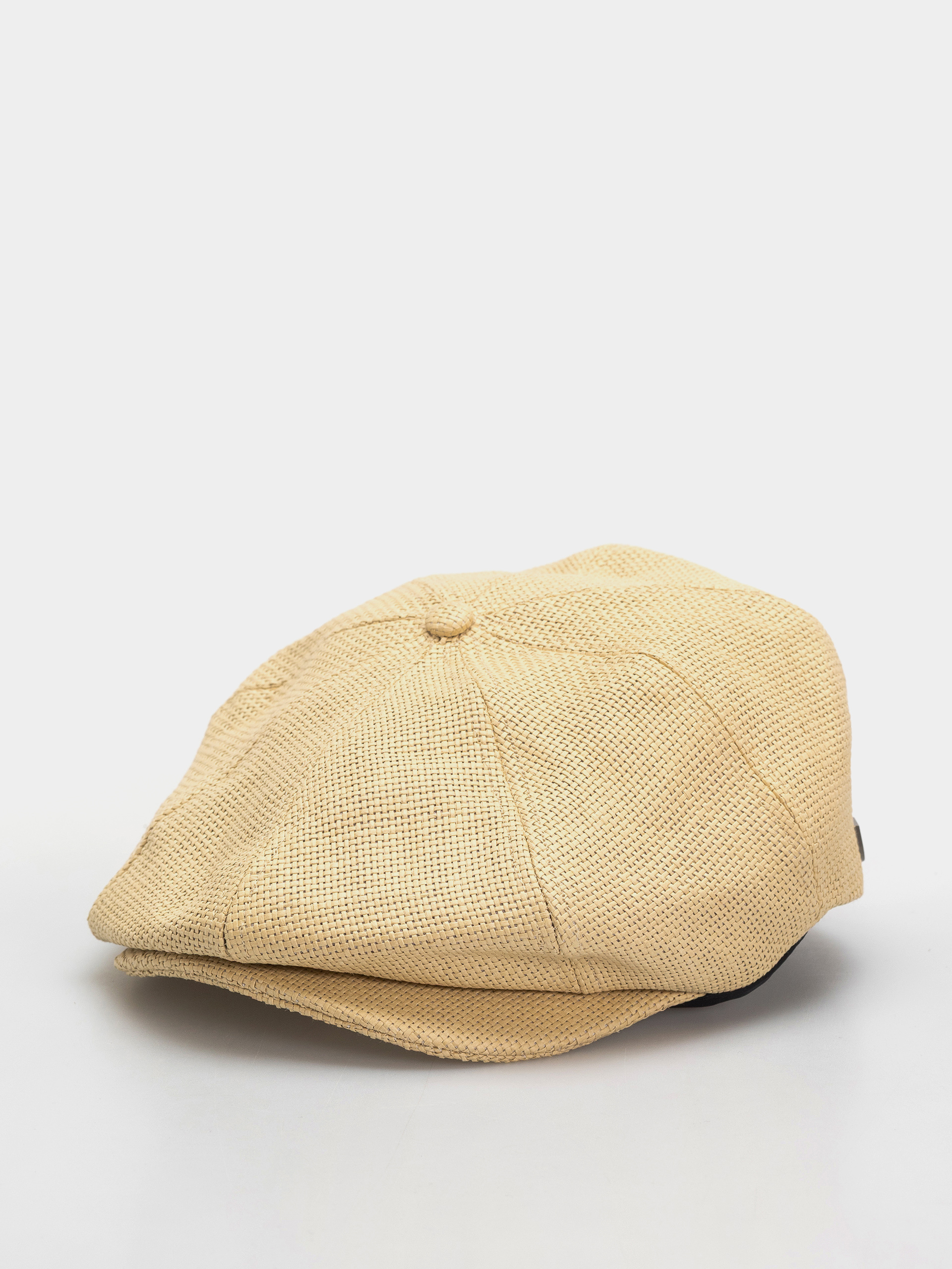 Pălărie cu cozoroc Brixton Brood Lw Snap Cap (dark tan straw)