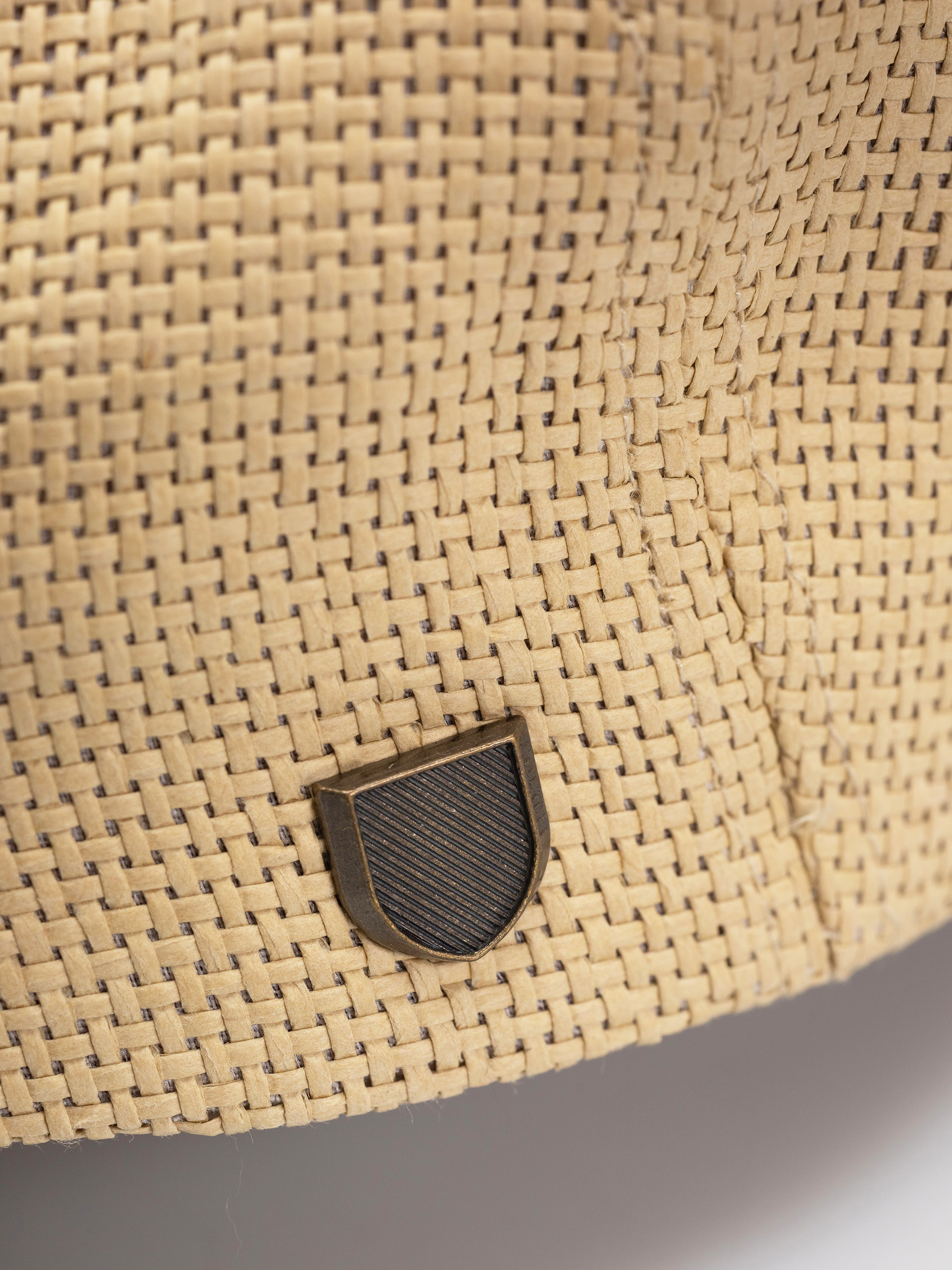 Pălărie cu cozoroc Brixton Brood Lw Snap Cap (dark tan straw)