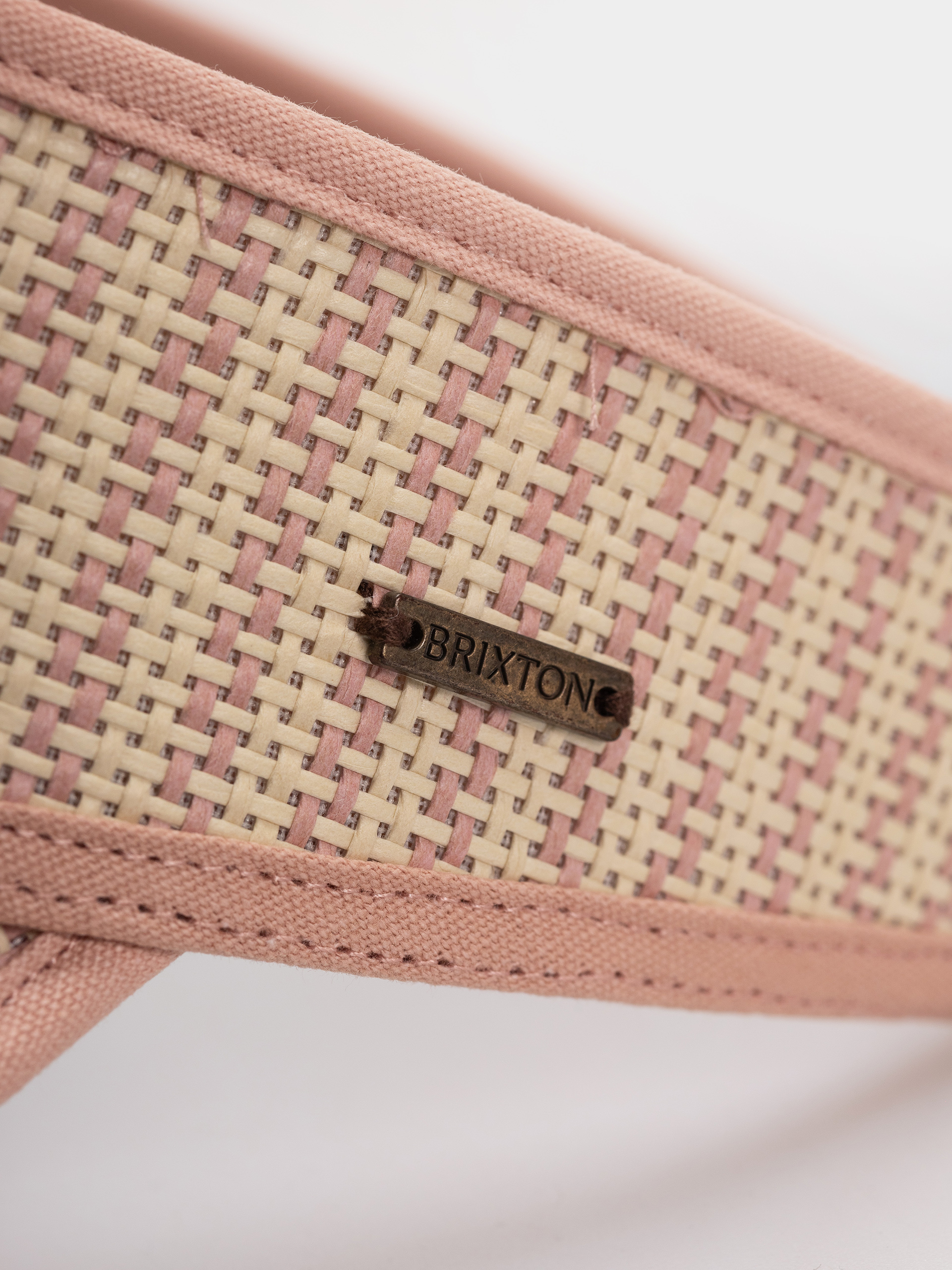 Șapcă Brixton Newport Straw Visor Wmn (italian clay natural)