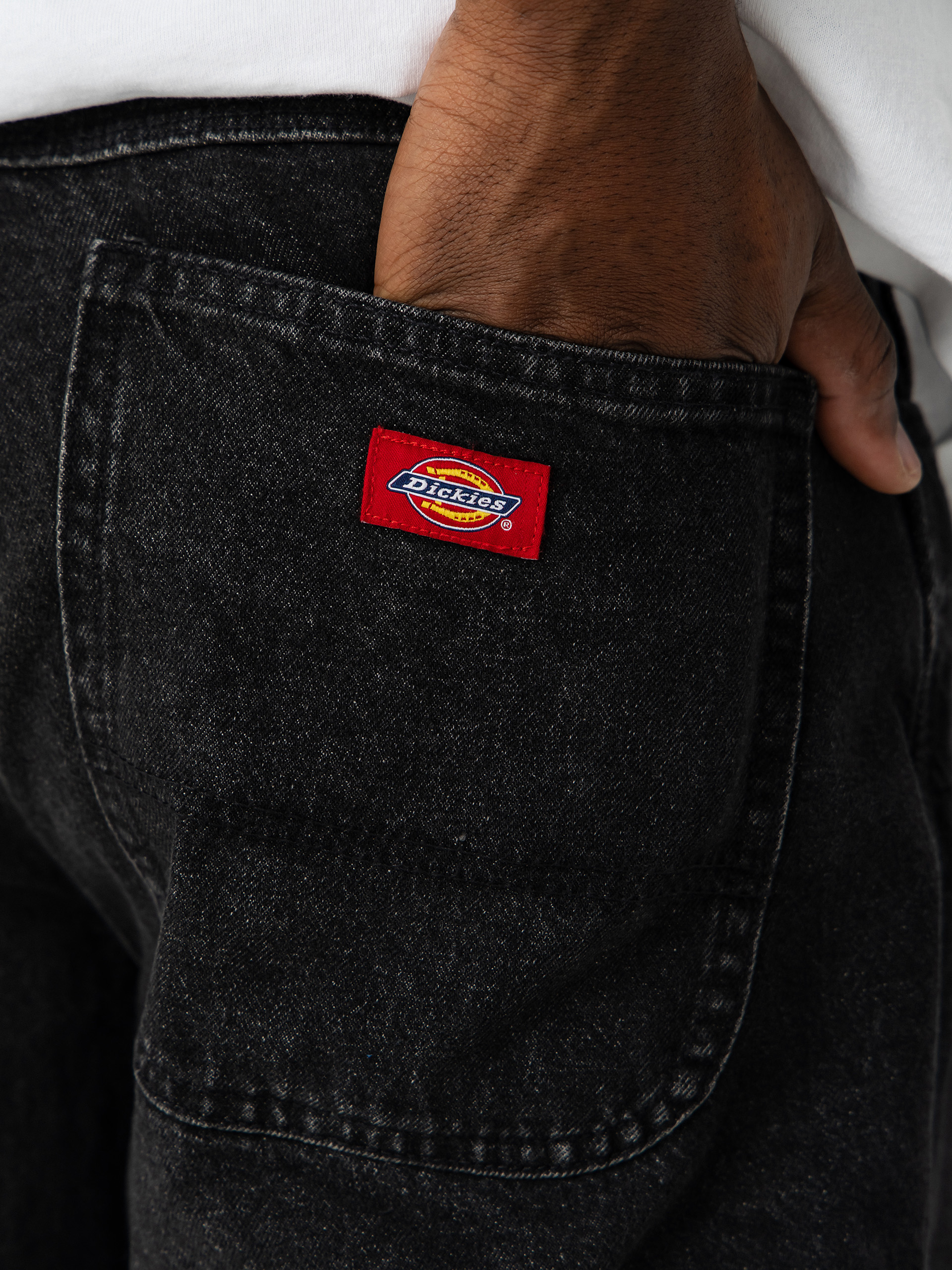 Pantaloni Dickies 958 Baggy Tapered Work (black wash faded)