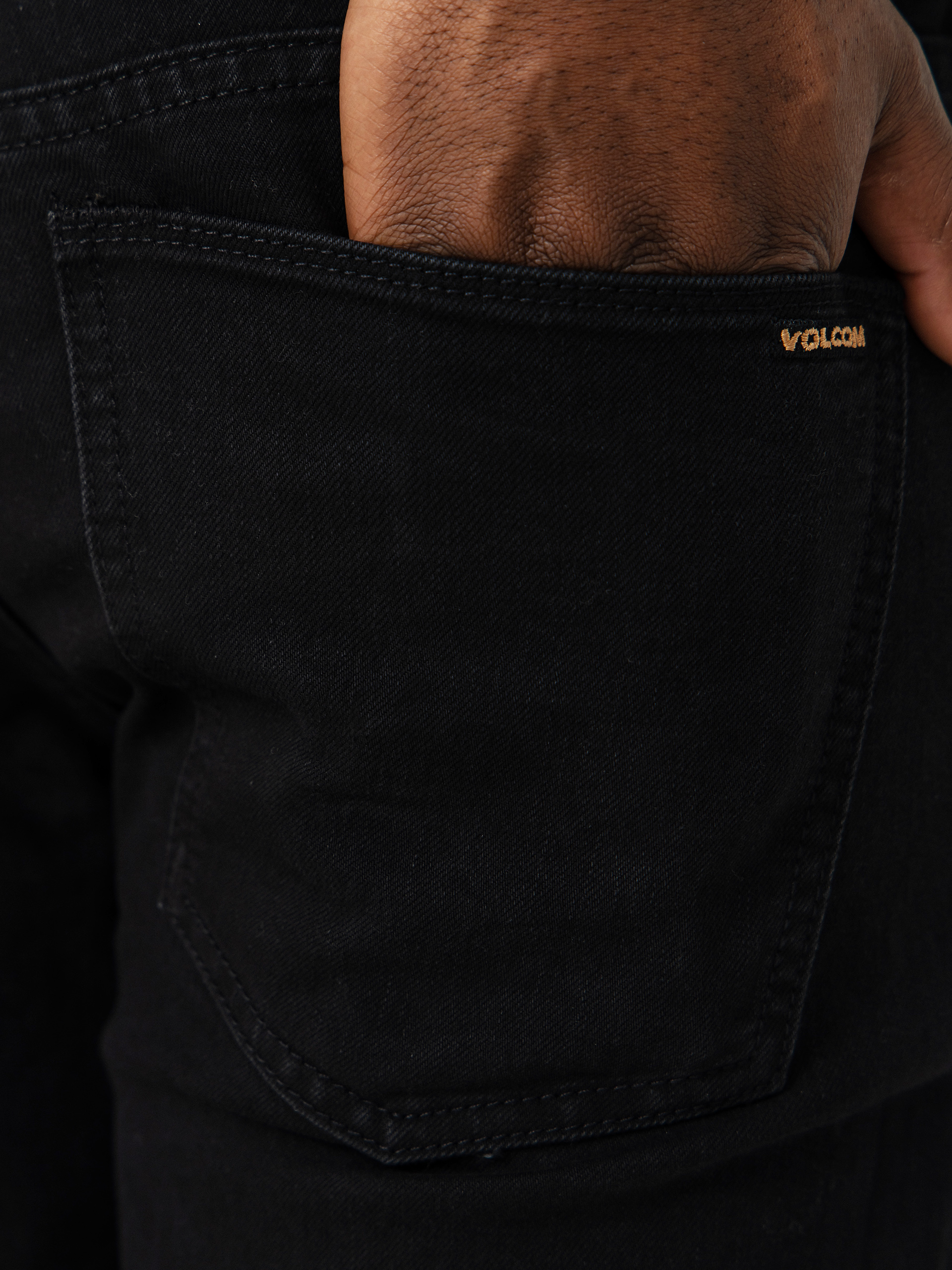 Pantaloni Volcom Solver (black out)