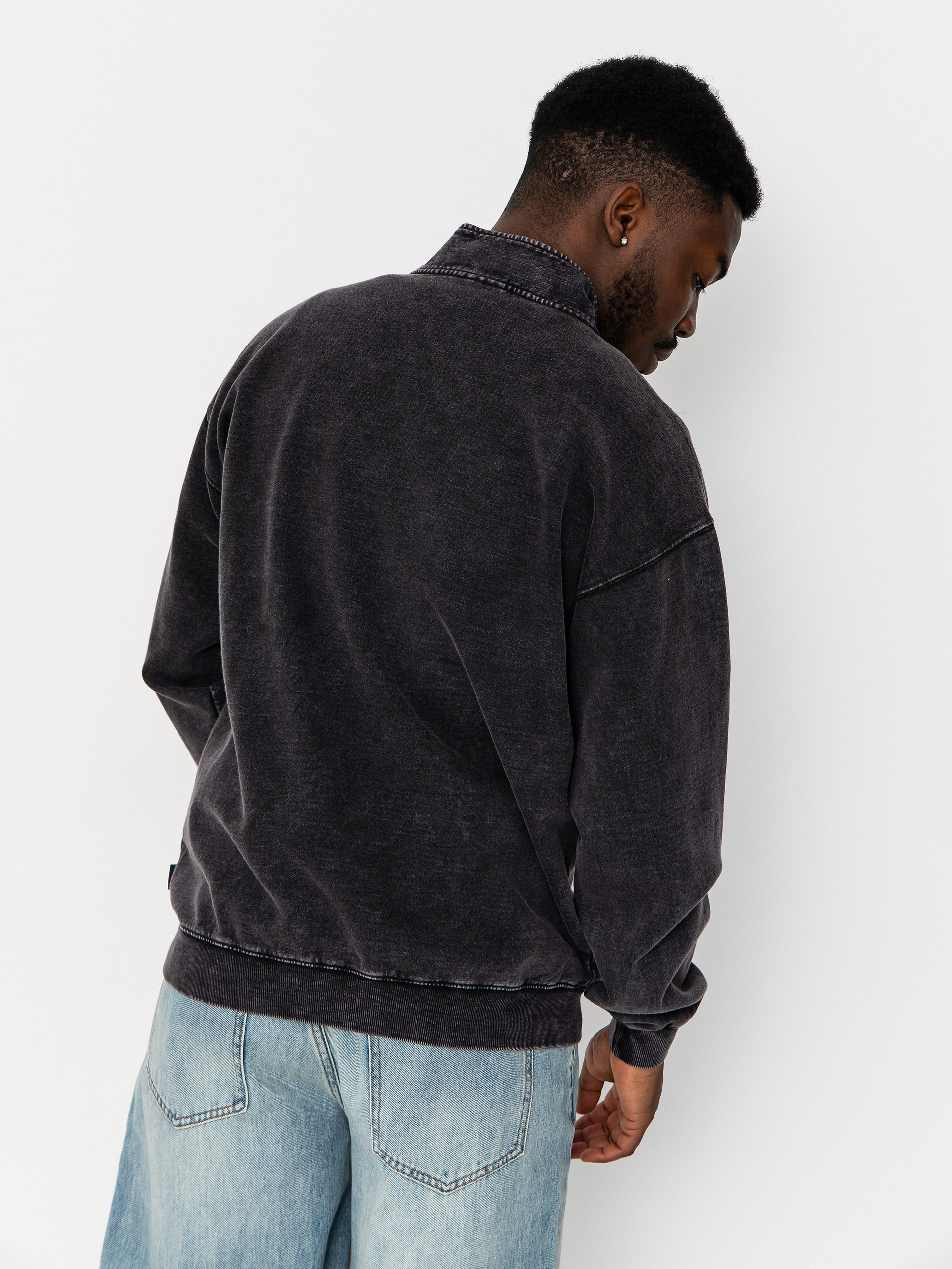Hanorac Volcom Single Stone Quarter ZIP (light acid black)