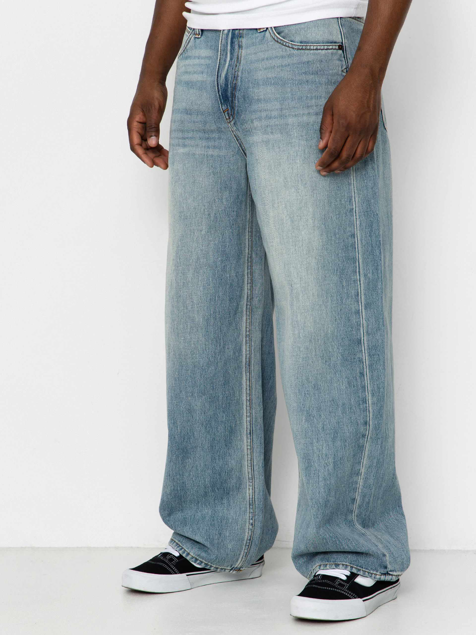 Pantaloni Volcom Beeggys Wmn (dusty blue wash)