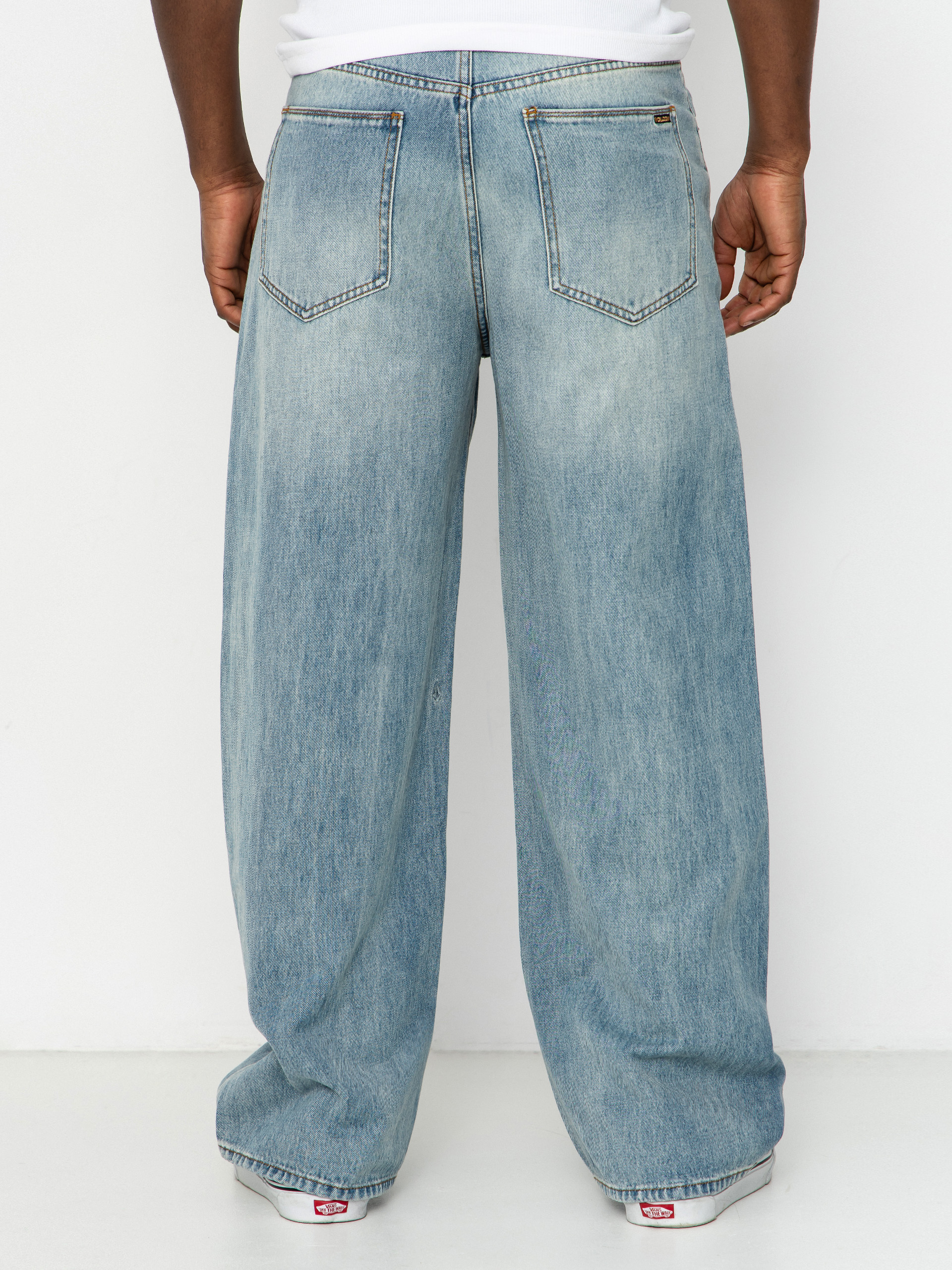 Pantaloni Volcom Beeggys Wmn (dusty blue wash)
