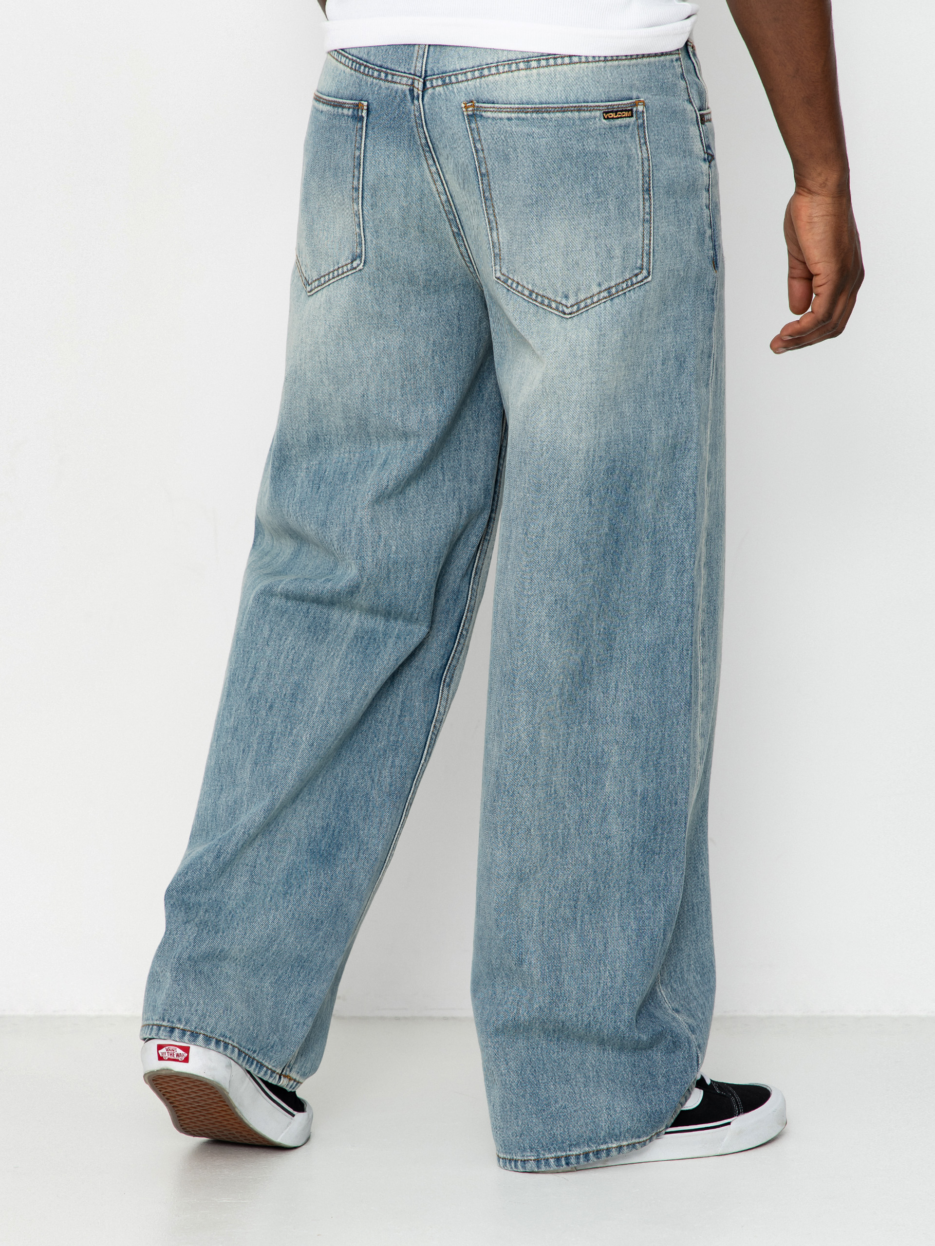 Pantaloni Volcom Beeggys Wmn (dusty blue wash)